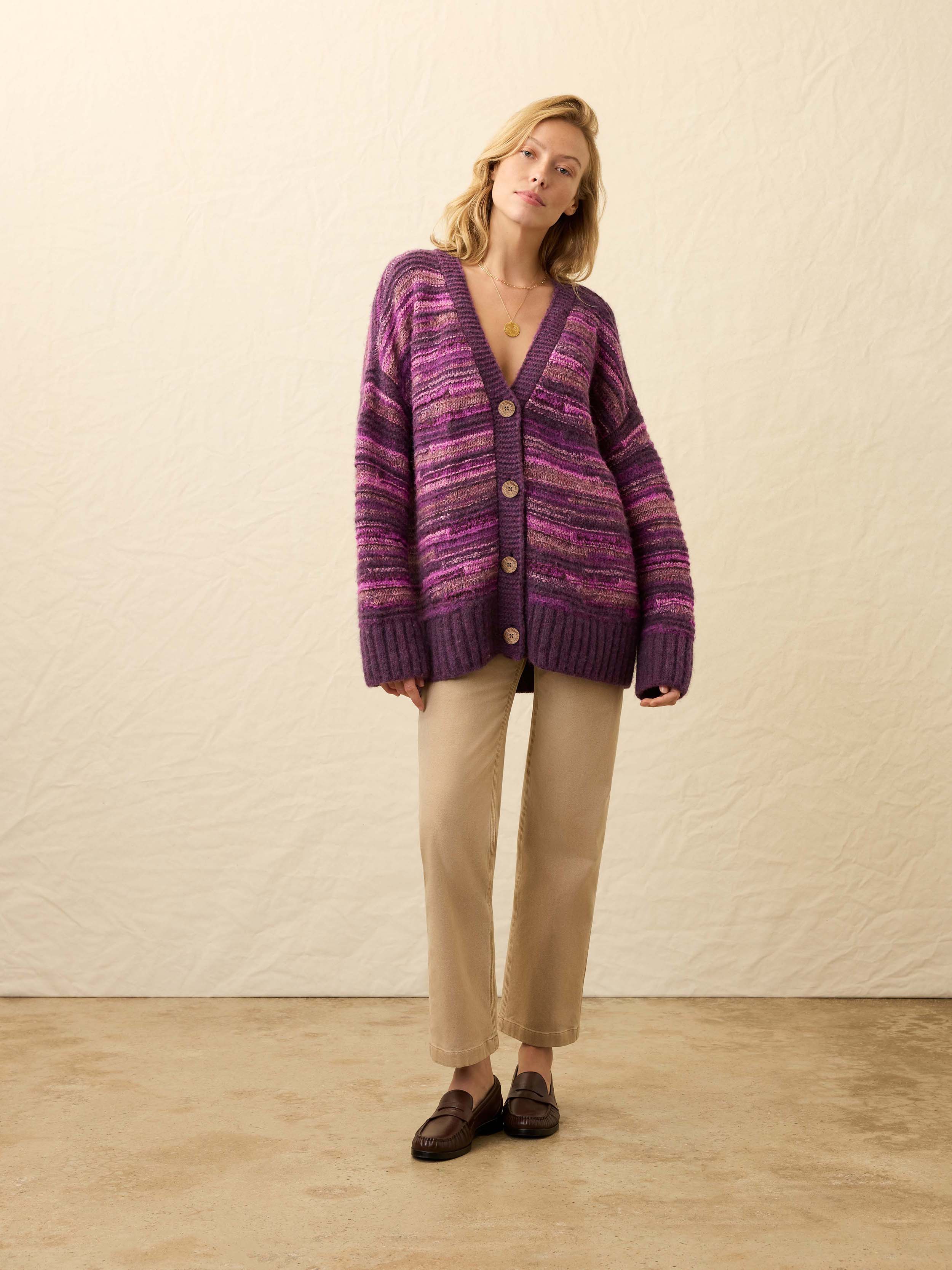 Cliffwalk Cardigan - Rose Dye Vines | Faherty Brand