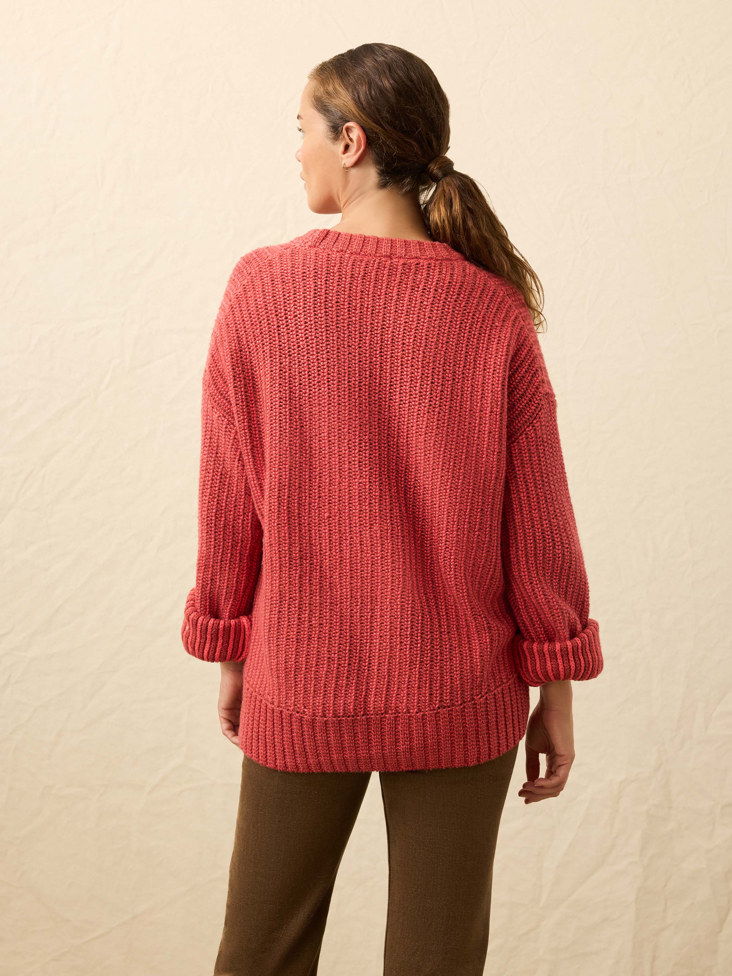 Heirloom Cotton  Relaxed Crew - Dubarry Stripe | Faherty Brand