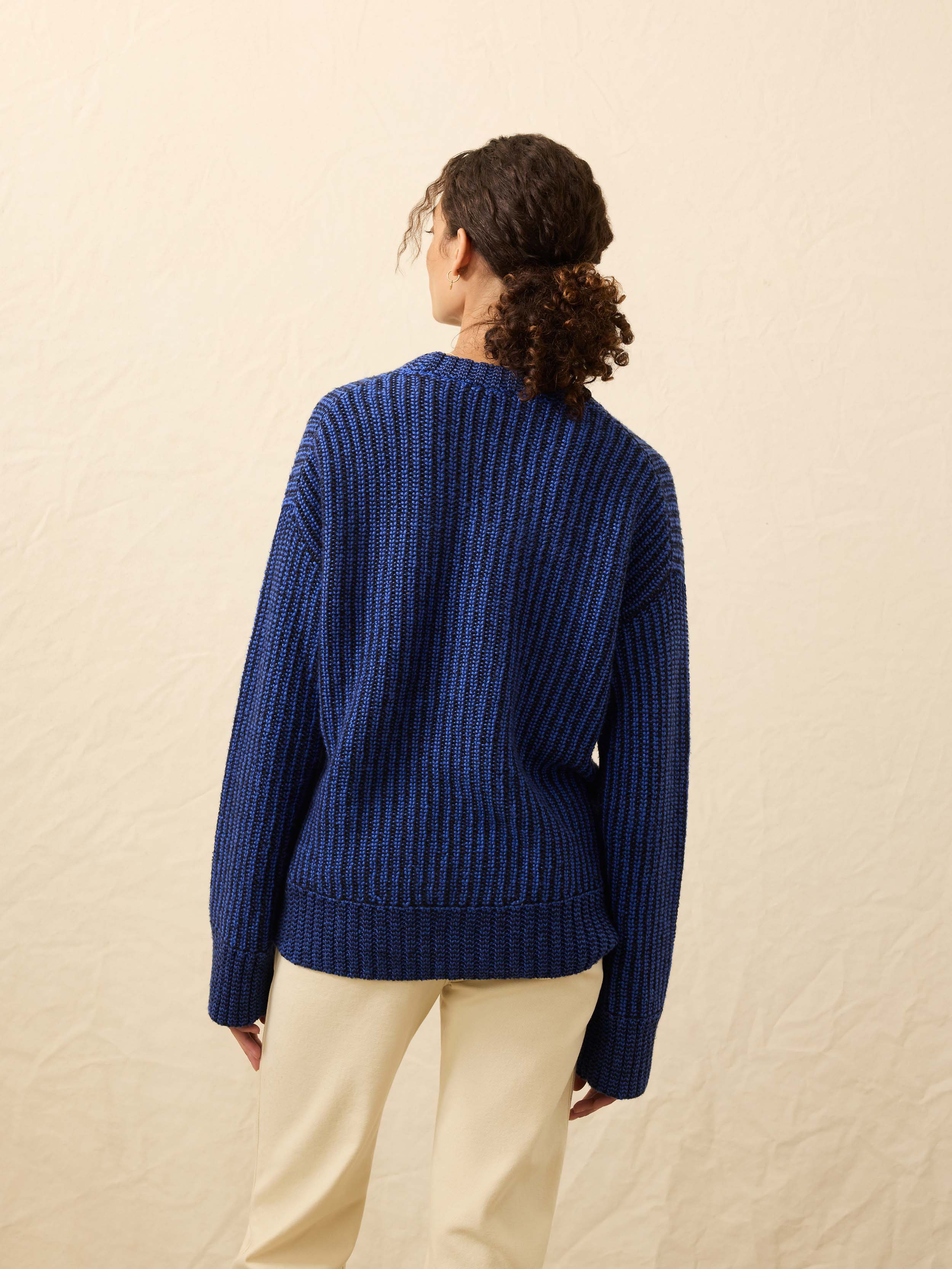 Heirloom Cotton  Relaxed Crew - Snorkel Stripe | Faherty Brand