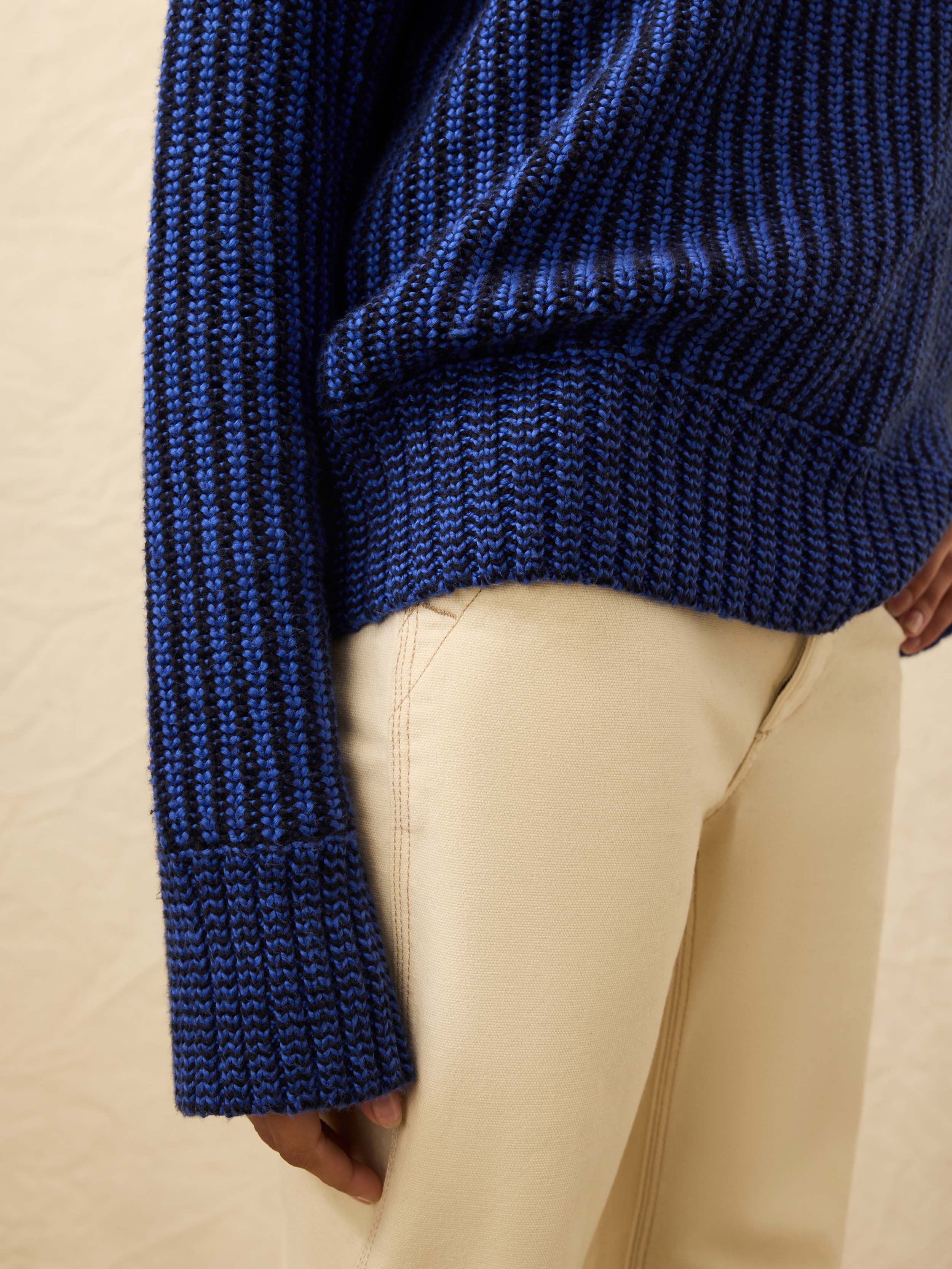 Heirloom Cotton  Relaxed Crew - Snorkel Stripe | Faherty Brand