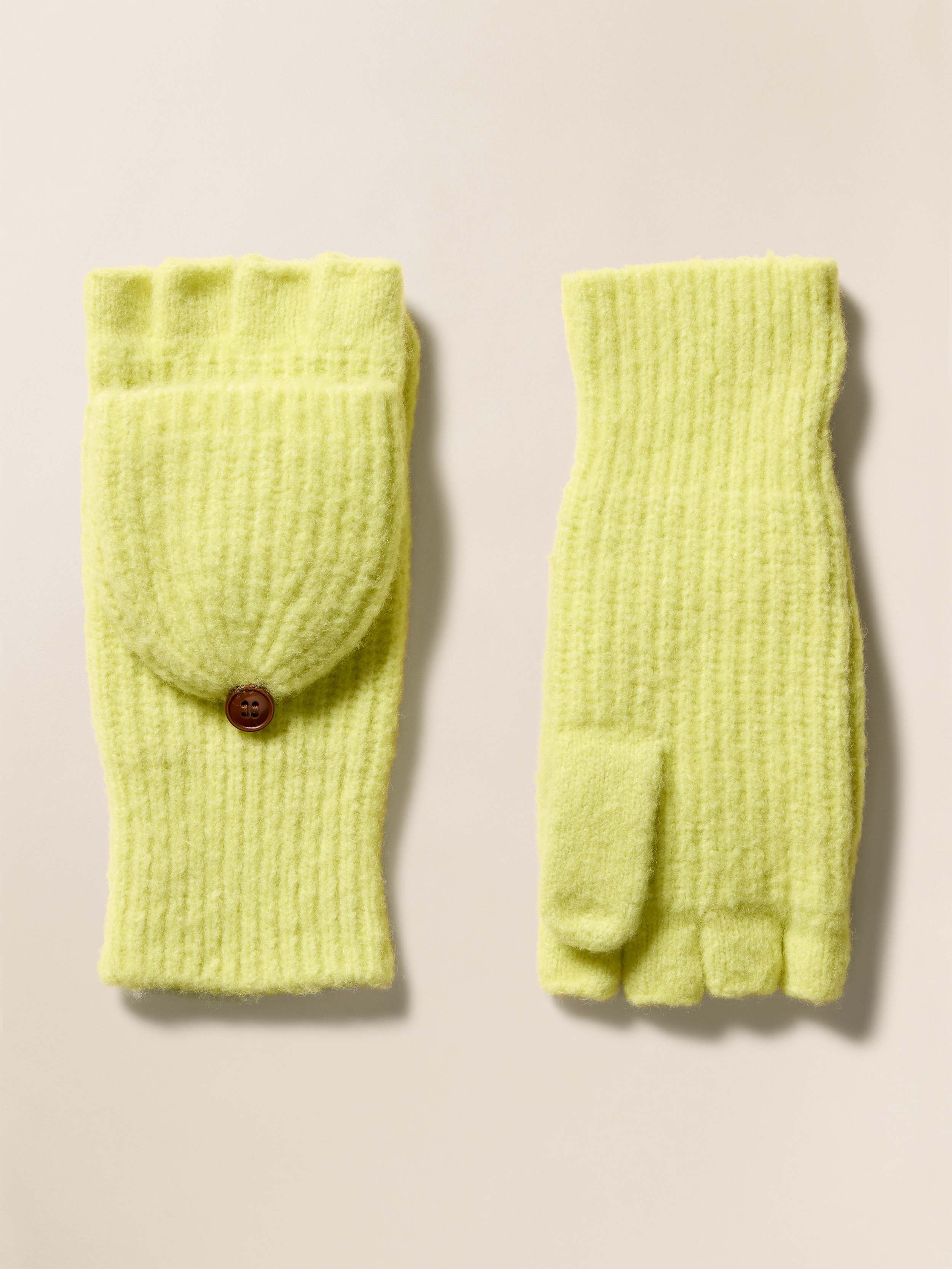 Alpaca Cozy Pop Top Mitten - Citrus Shore | Faherty Brand