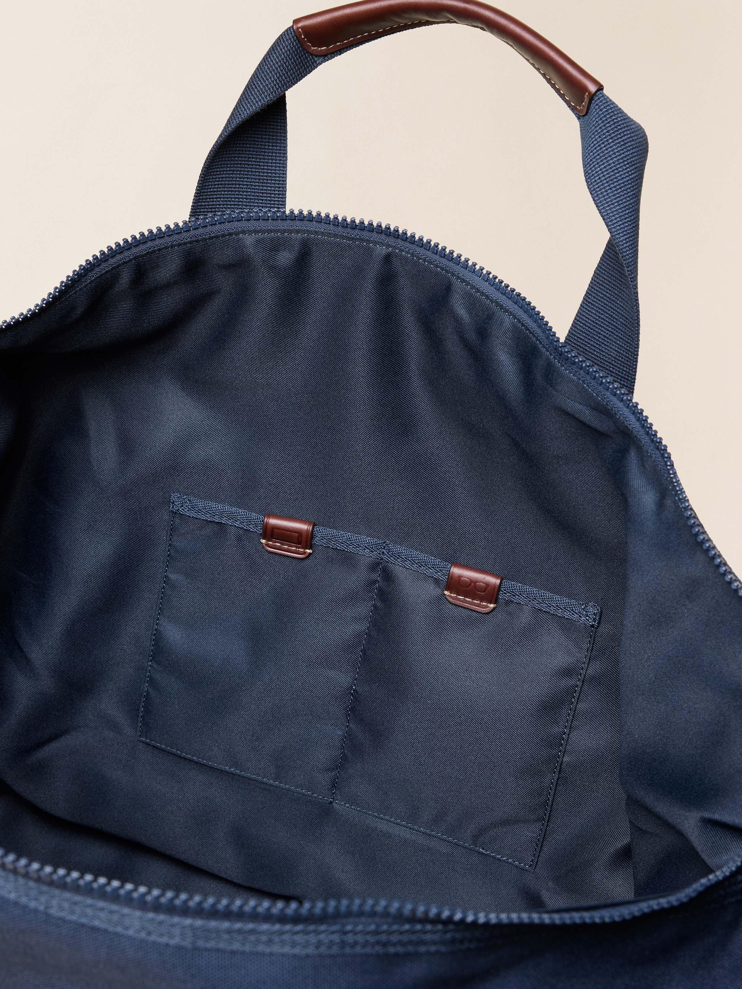 Latitude Weekender Duffel - Navy | Faherty Brand
