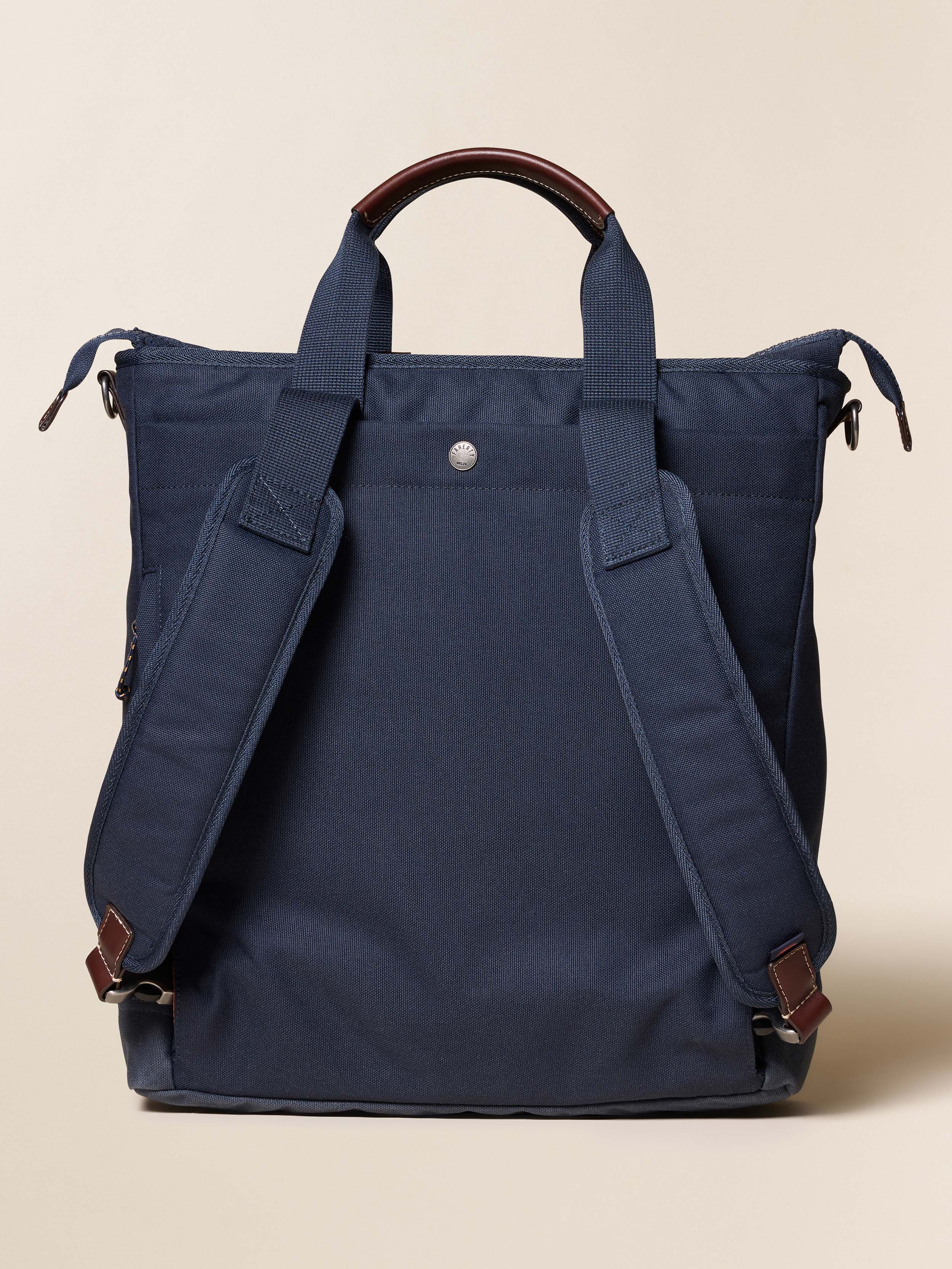Latitude Convertible Tote Backpack - Navy | Faherty Brand