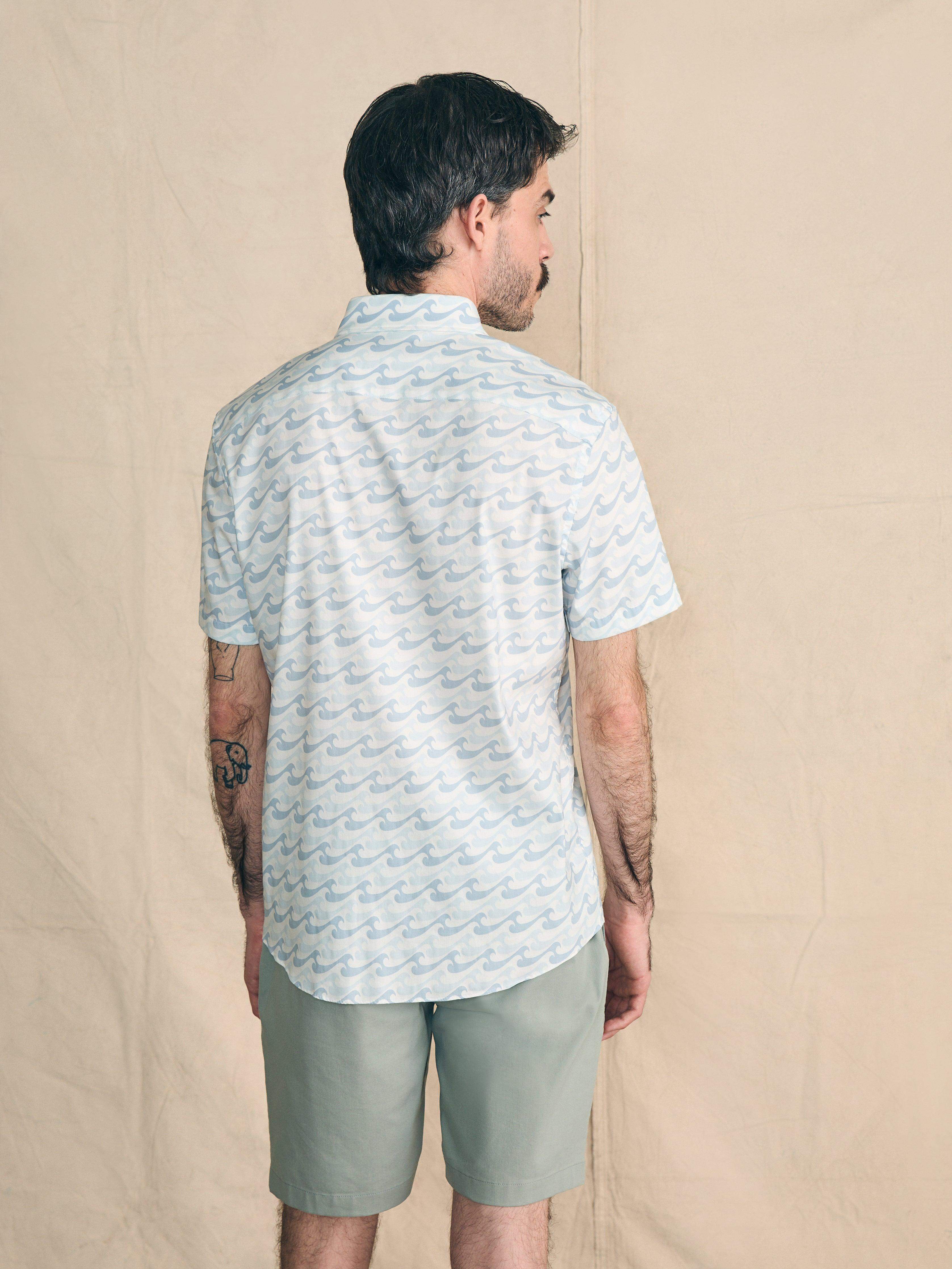 Short-Sleeve Movement™ Shirt - Ivory Endless Peaks