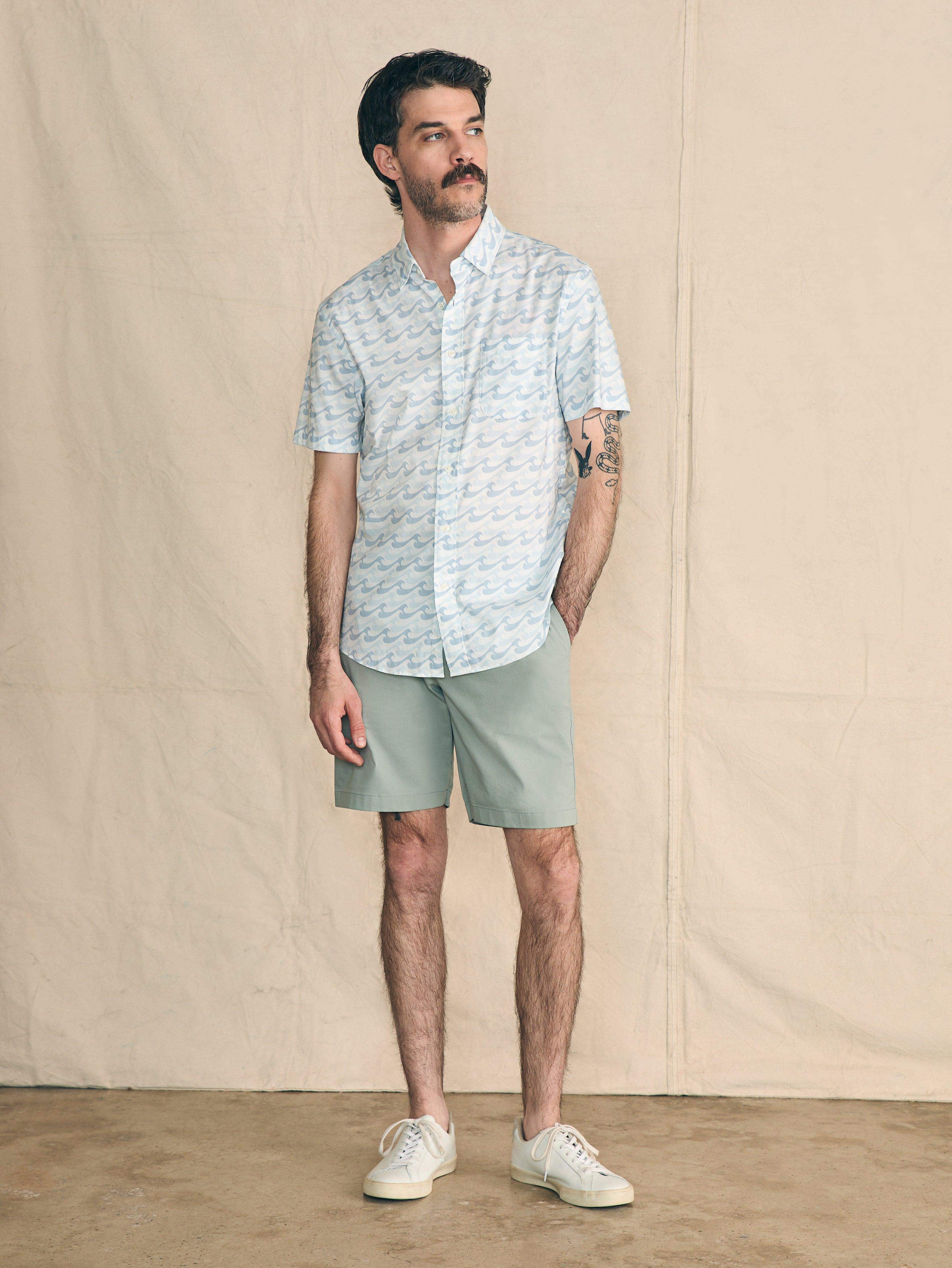 Short-Sleeve Movement™ Shirt - Ivory Endless Peaks