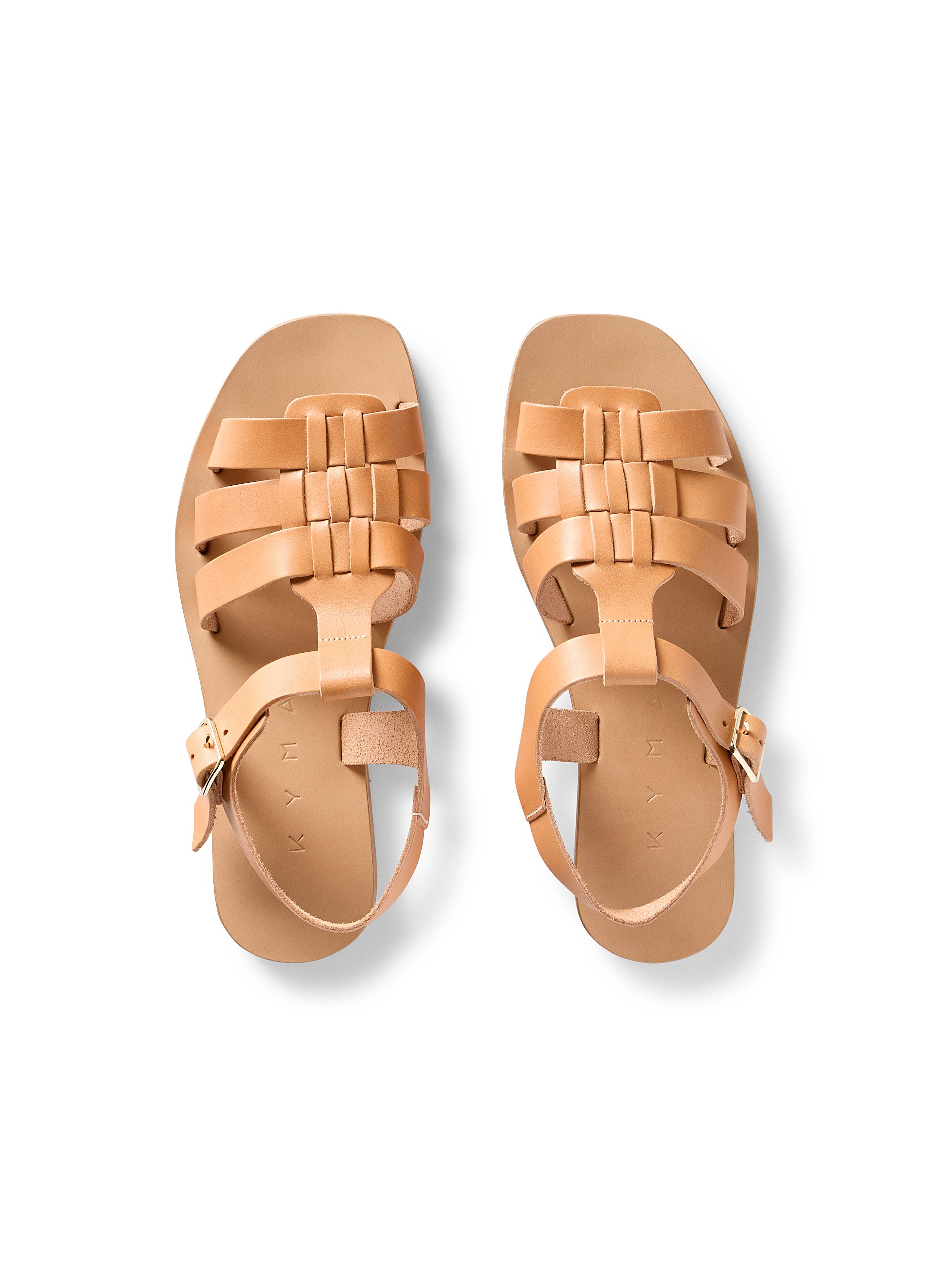 Kyma Kea Square Sandal - Natural | Faherty Brand