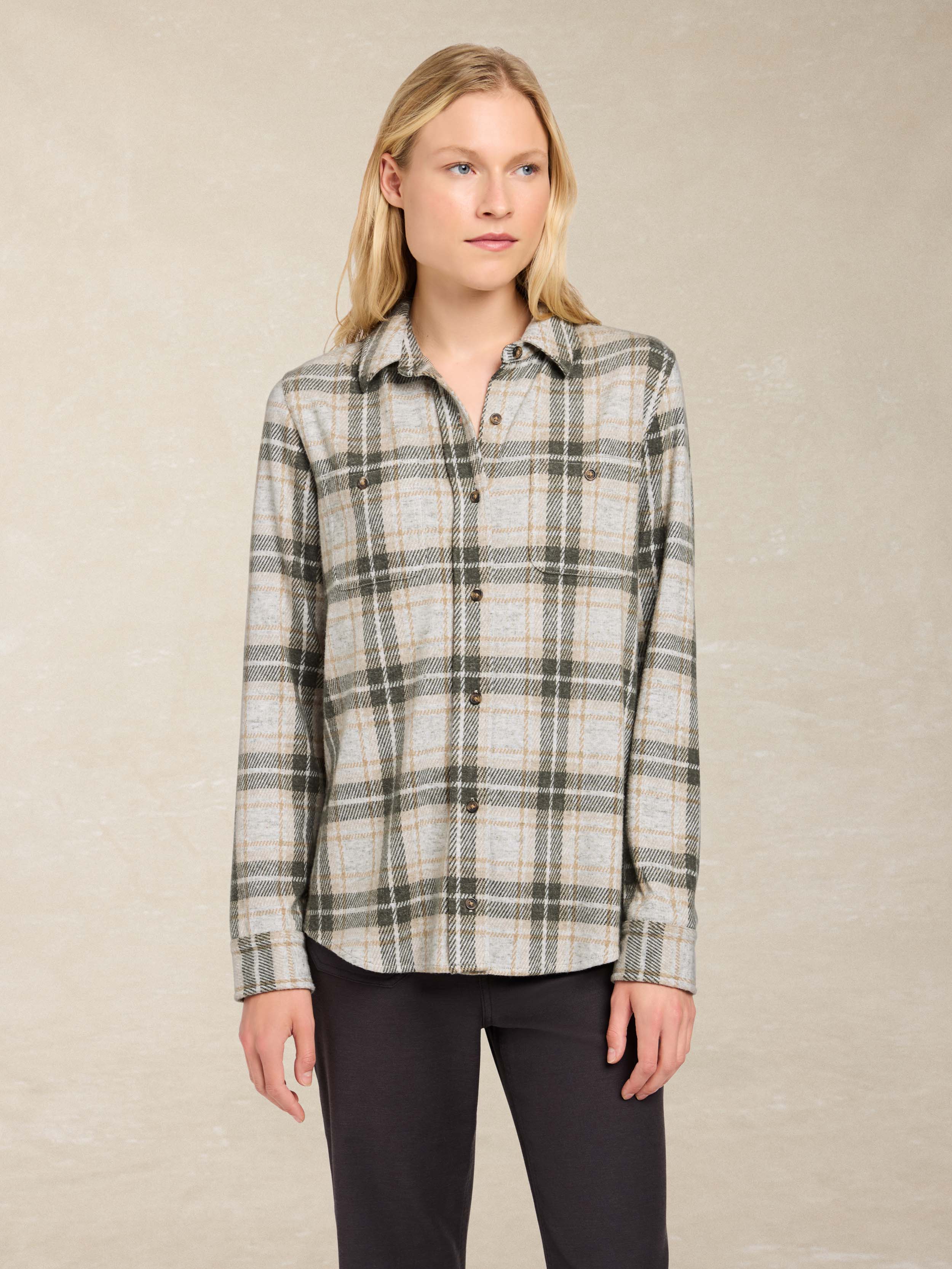Legend™ Sweater Shirt - Olive Grove | Faherty Brand