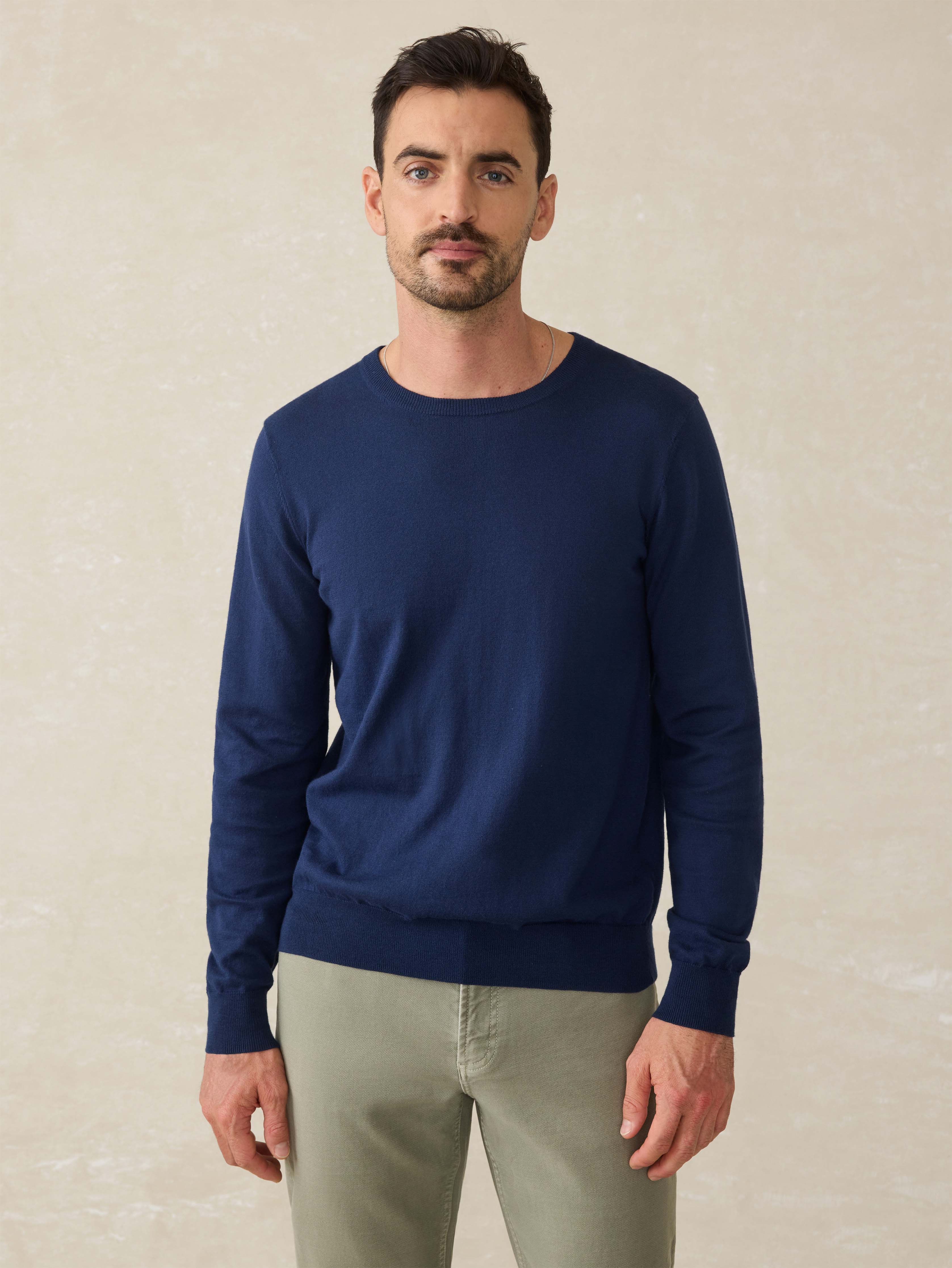 Movement™ Crewneck Sweater - Marine Navy