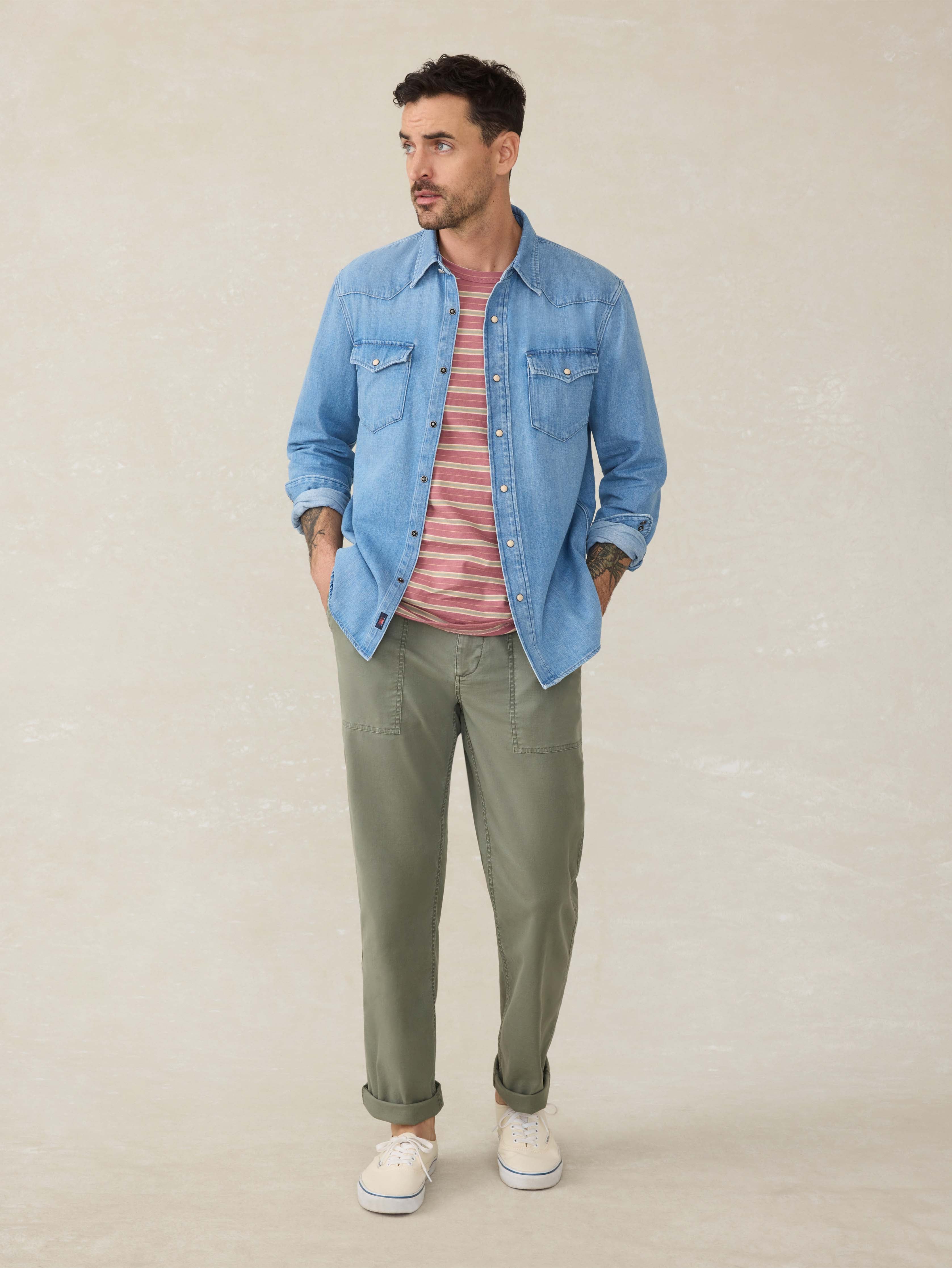 The Western Shirt - Glacier Bay Wash | Faherty Brand