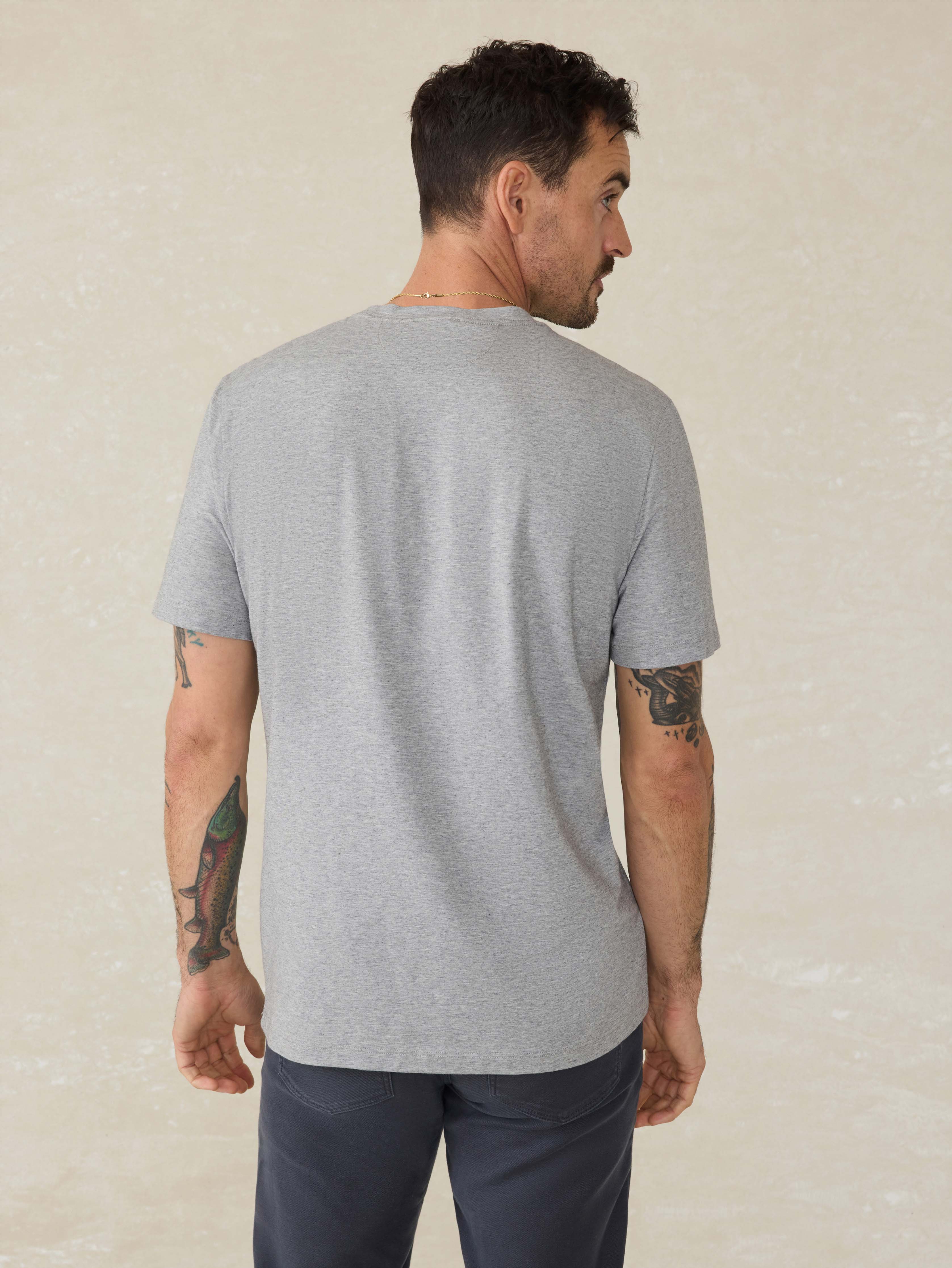Short-Sleeve Movement™ T-shirt - Rainier Grey Heather | Faherty Brand