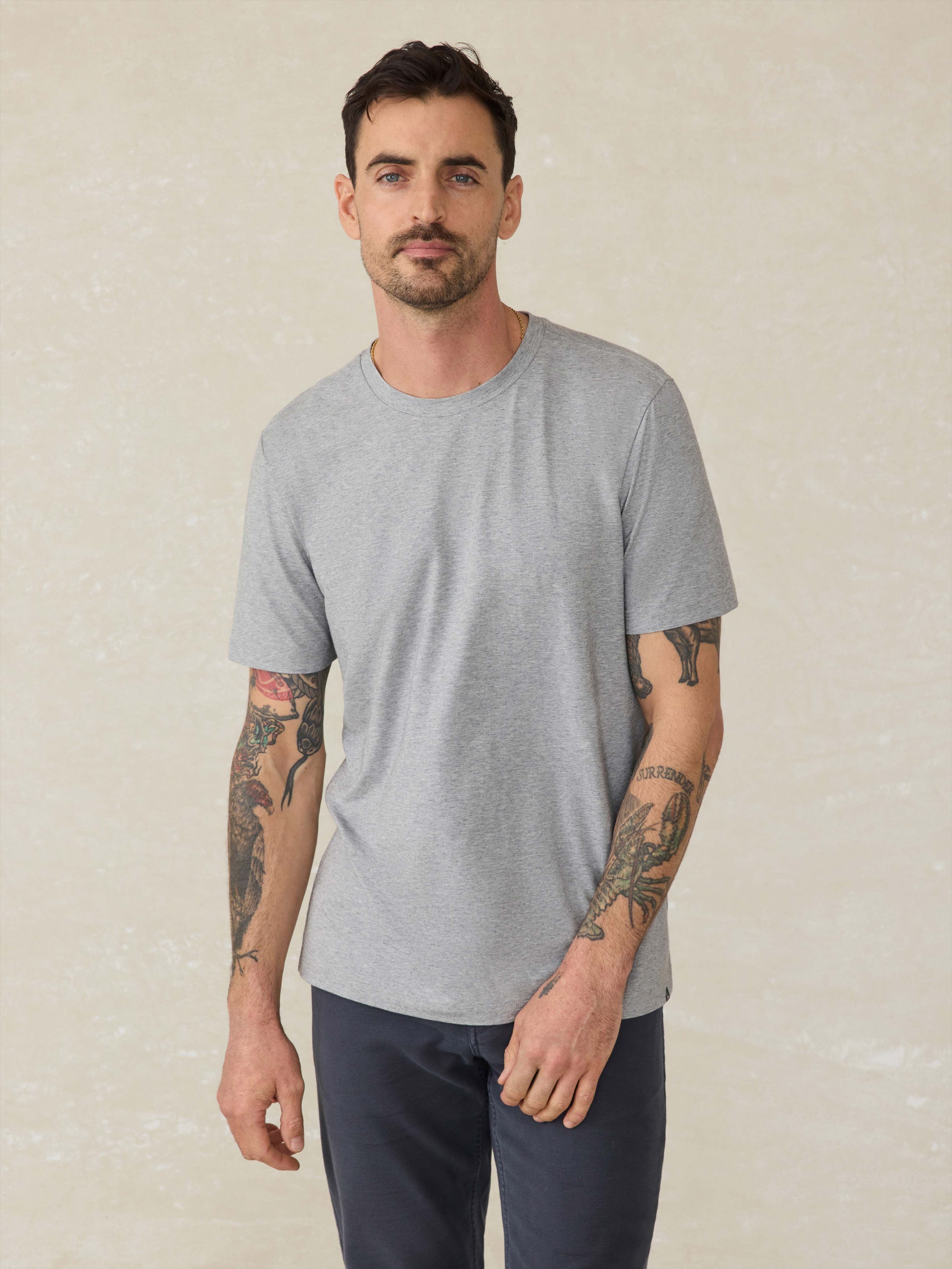 Short-Sleeve Movement™ T-shirt - Rainier Grey Heather | Faherty Brand