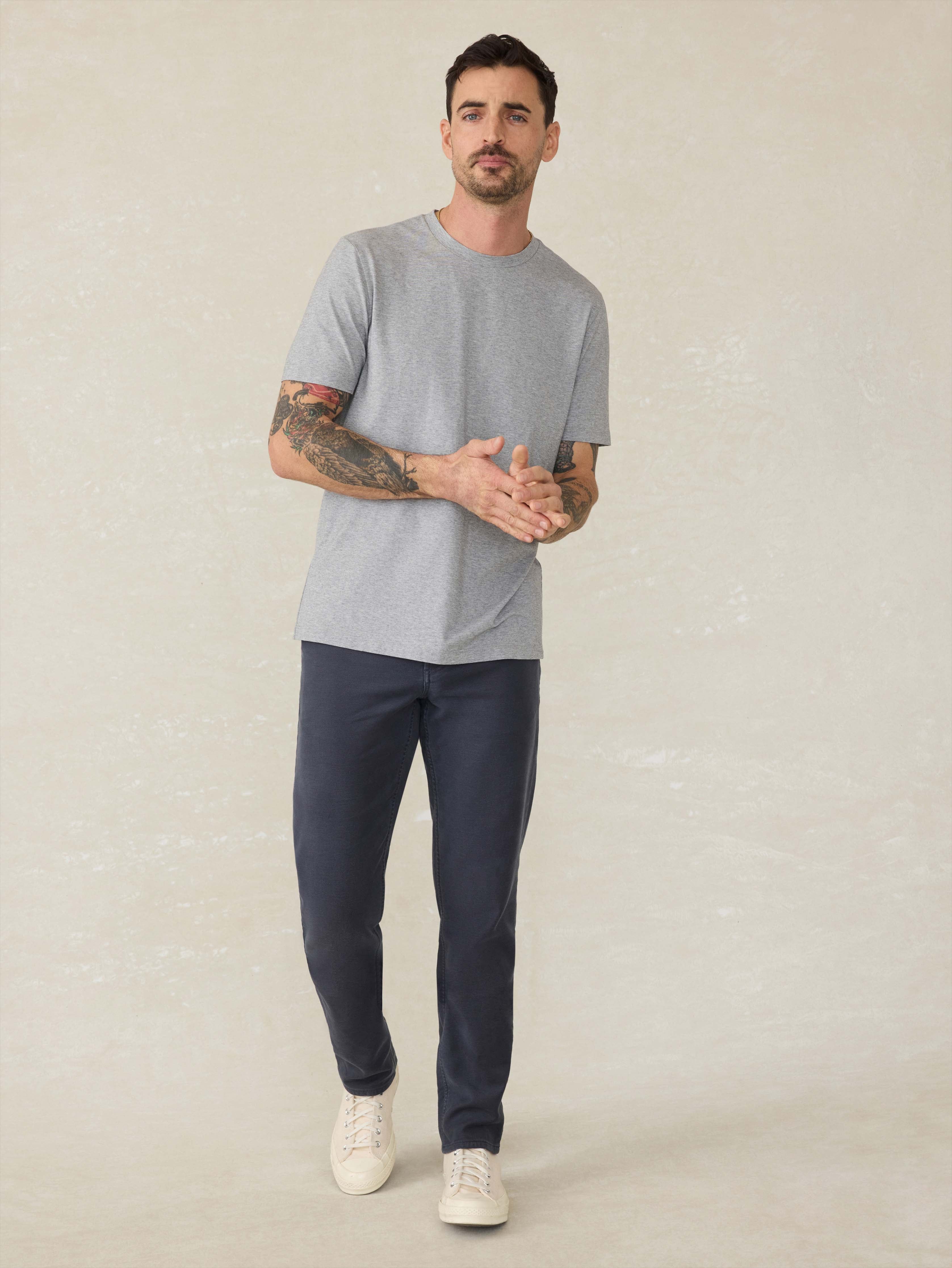 Short-Sleeve Movement™ T-shirt - Rainier Grey Heather | Faherty Brand