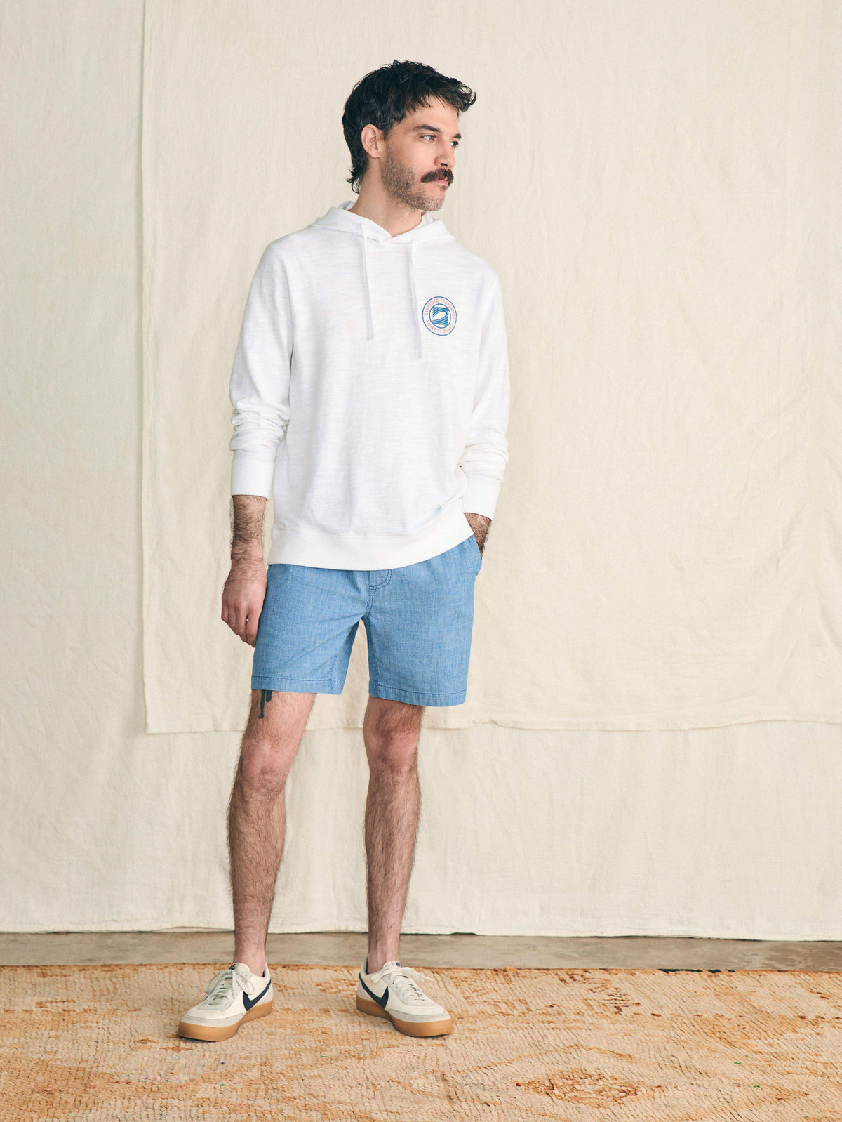 Essential Chambray Short (6.5") - Sherwood Creek Indigo, image 2 of 3