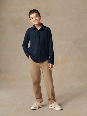 Big Kids Legend Sweater Shirt - Navy Twill