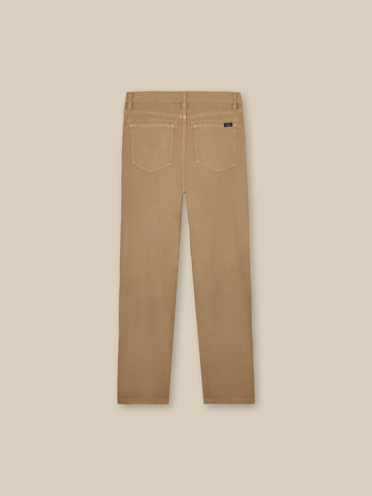 Beige pants viewed from behind , image 6 of 7