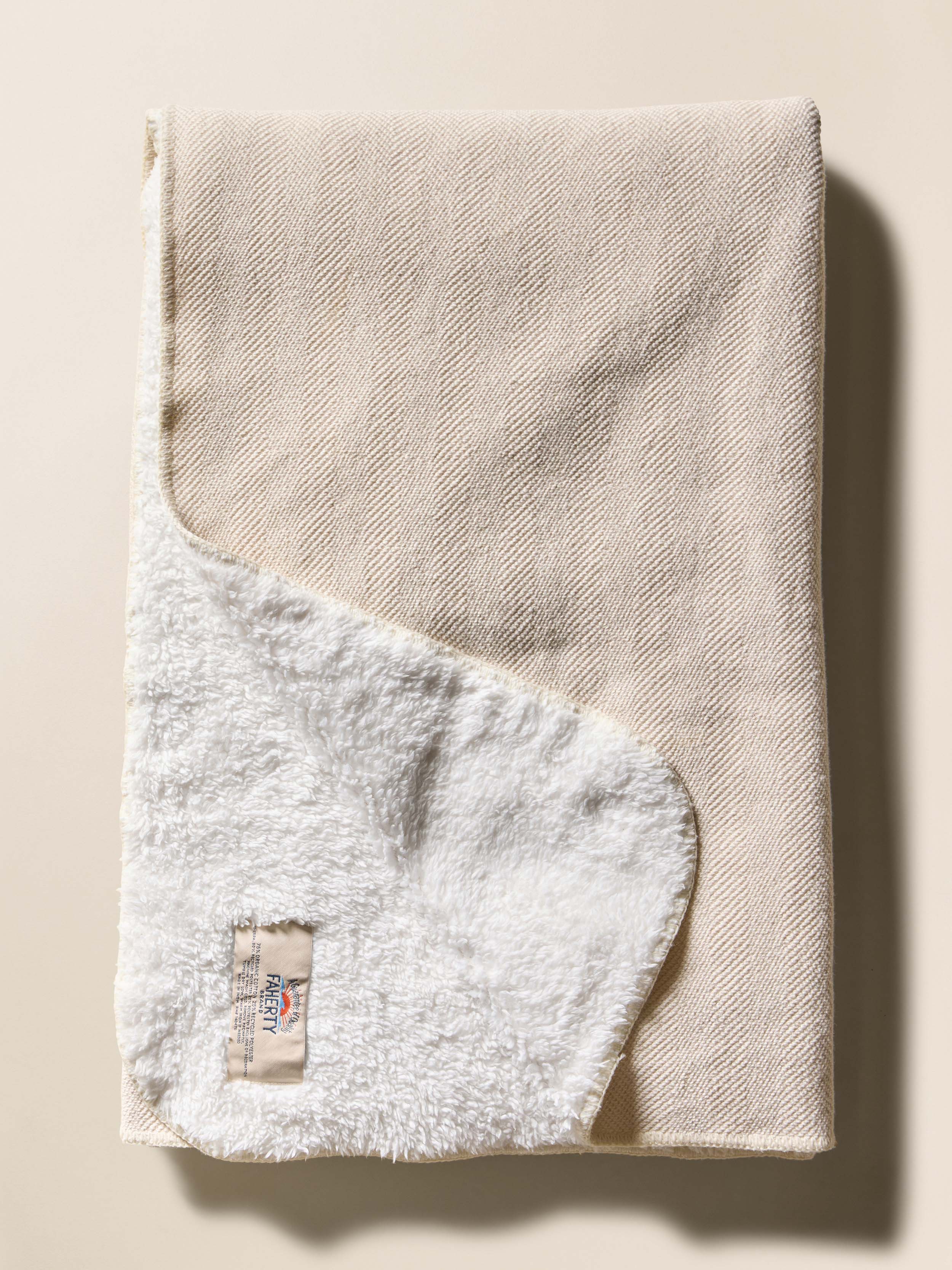 Whitewater High Pile Fleece Blanket - Summer Sands | Faherty Brand