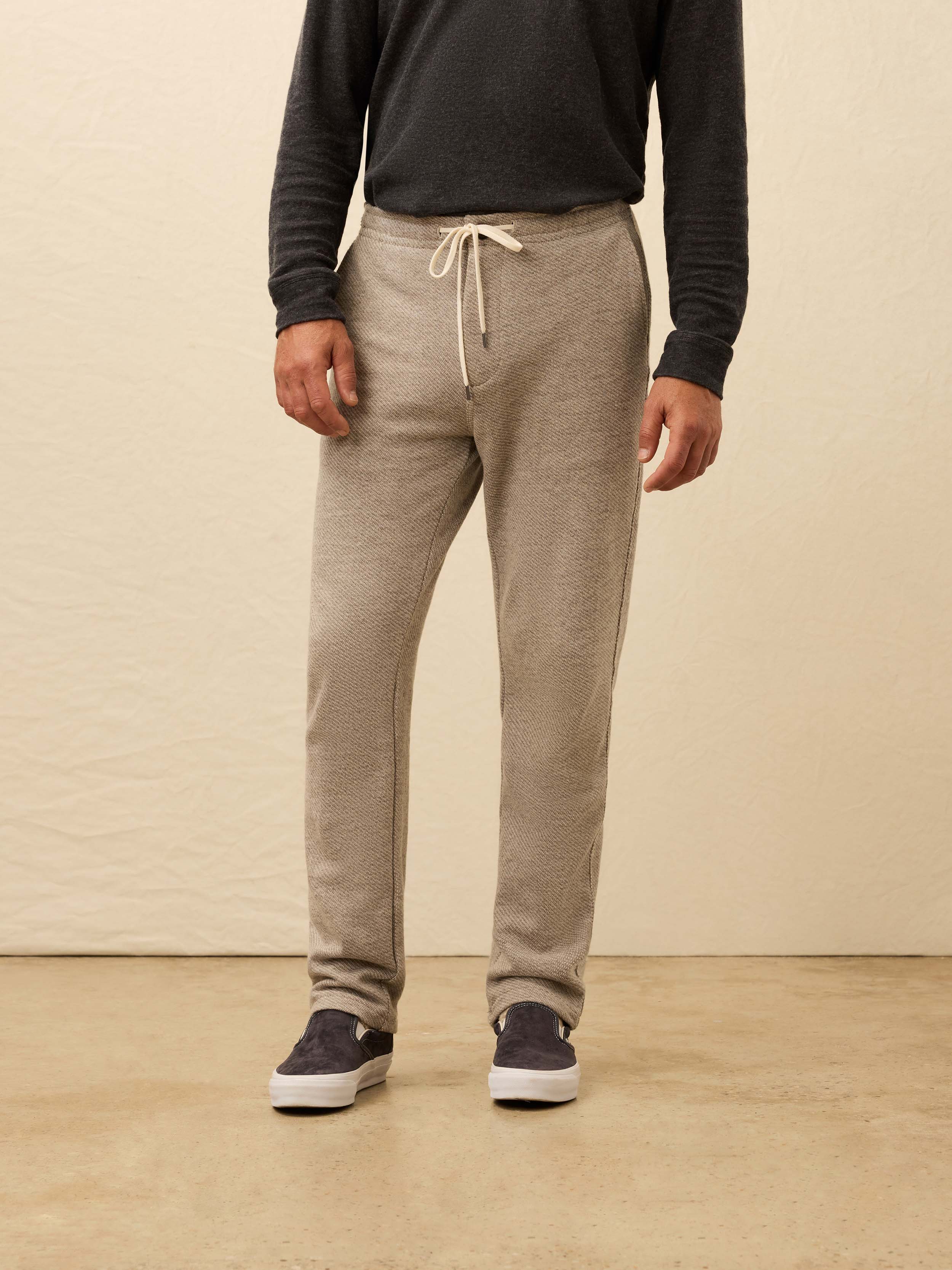 Inlet Jogger Pant - Ivory Hill Melange | Faherty Brand