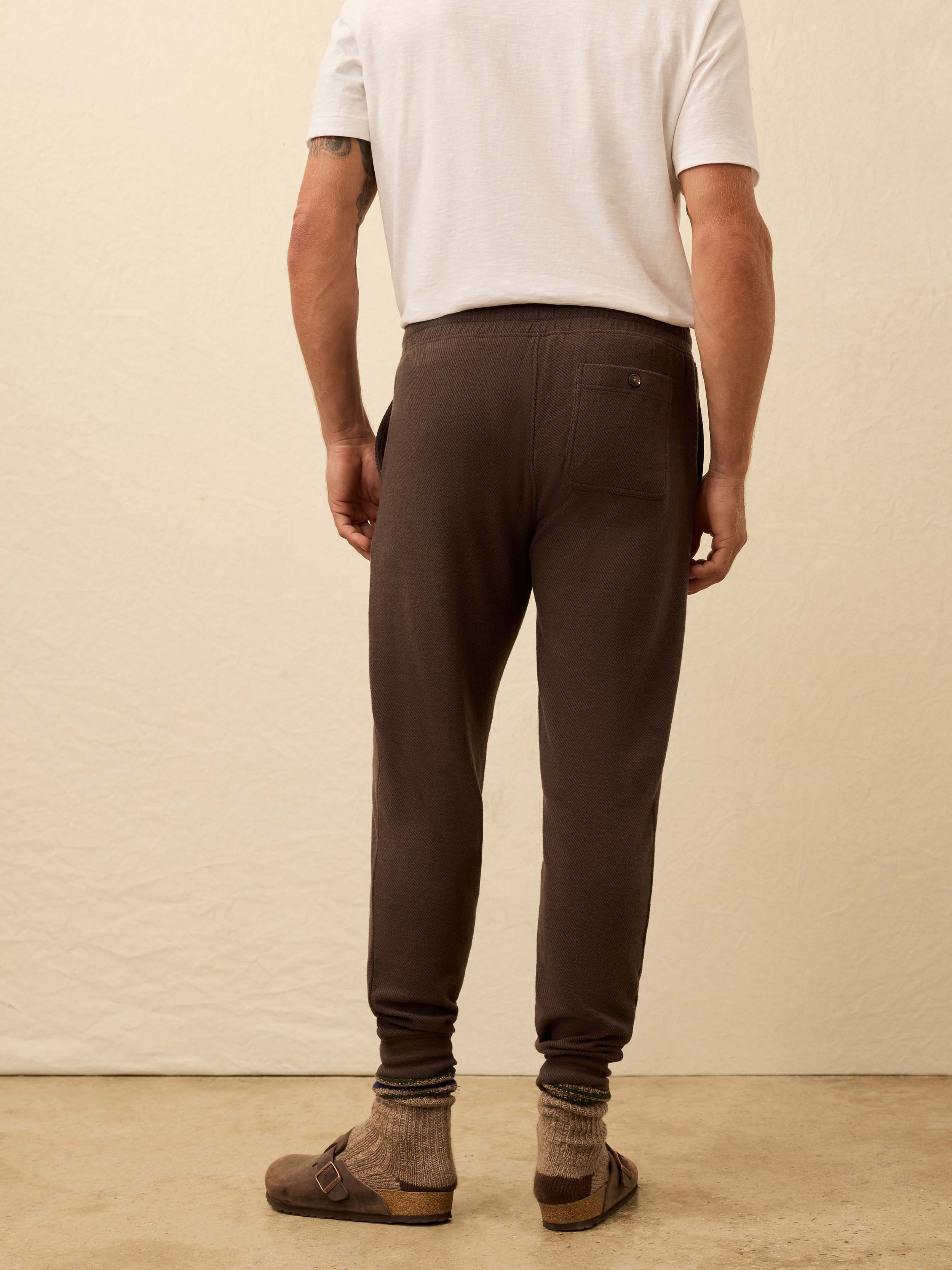 Legend™ Sweatpant - Valley Brown Twill | Faherty Brand