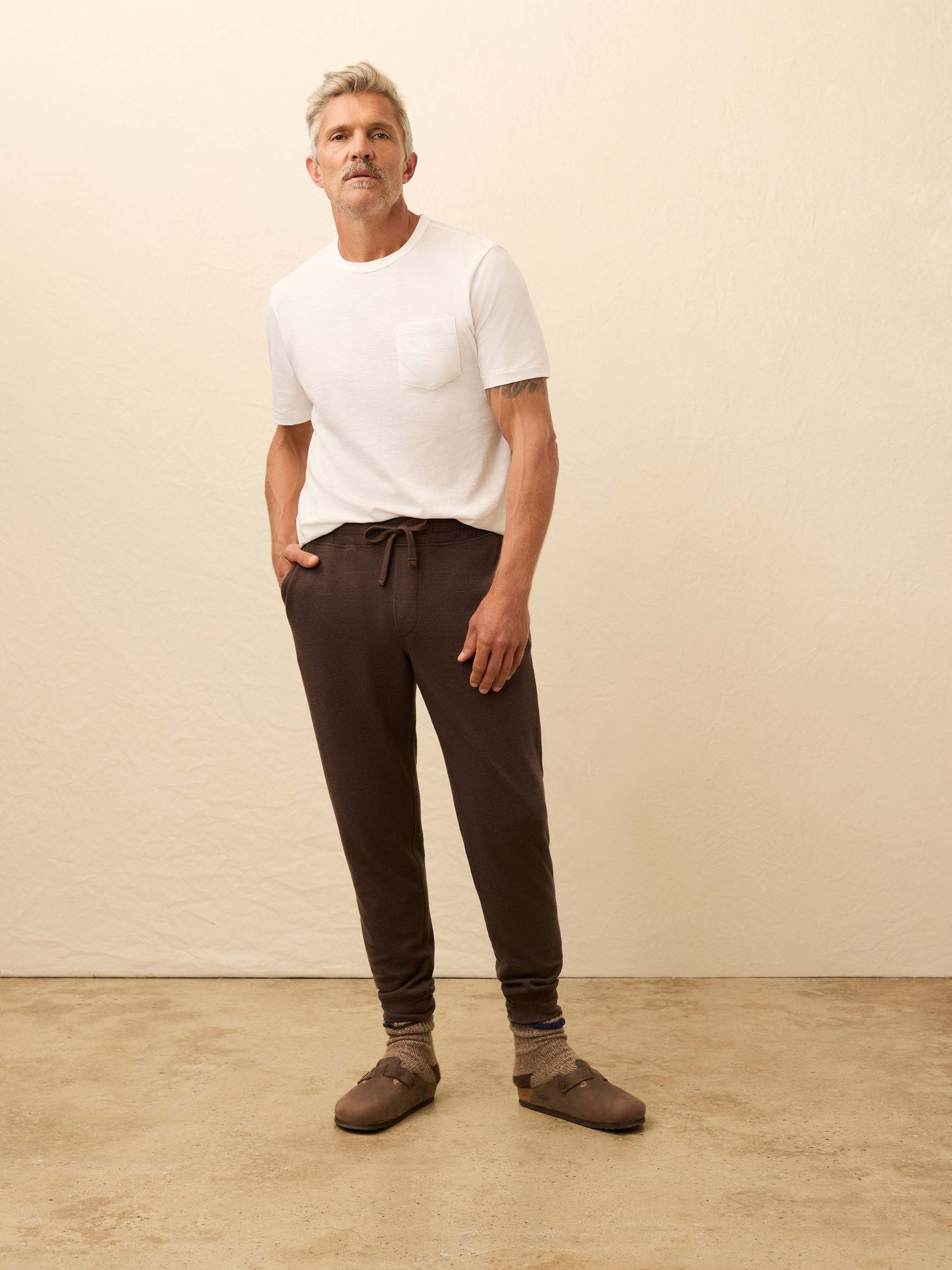 Legend™ Sweatpant - Valley Brown Twill | Faherty Brand