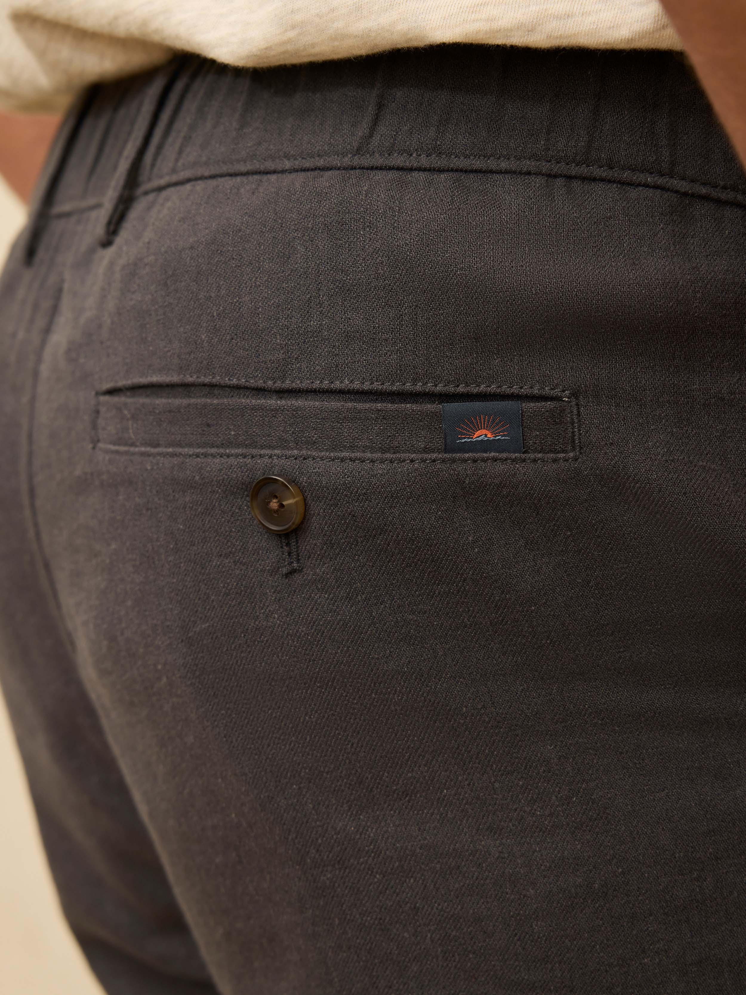 Movement™ Linen Drawstring Short - Washed Black | Faherty Brand