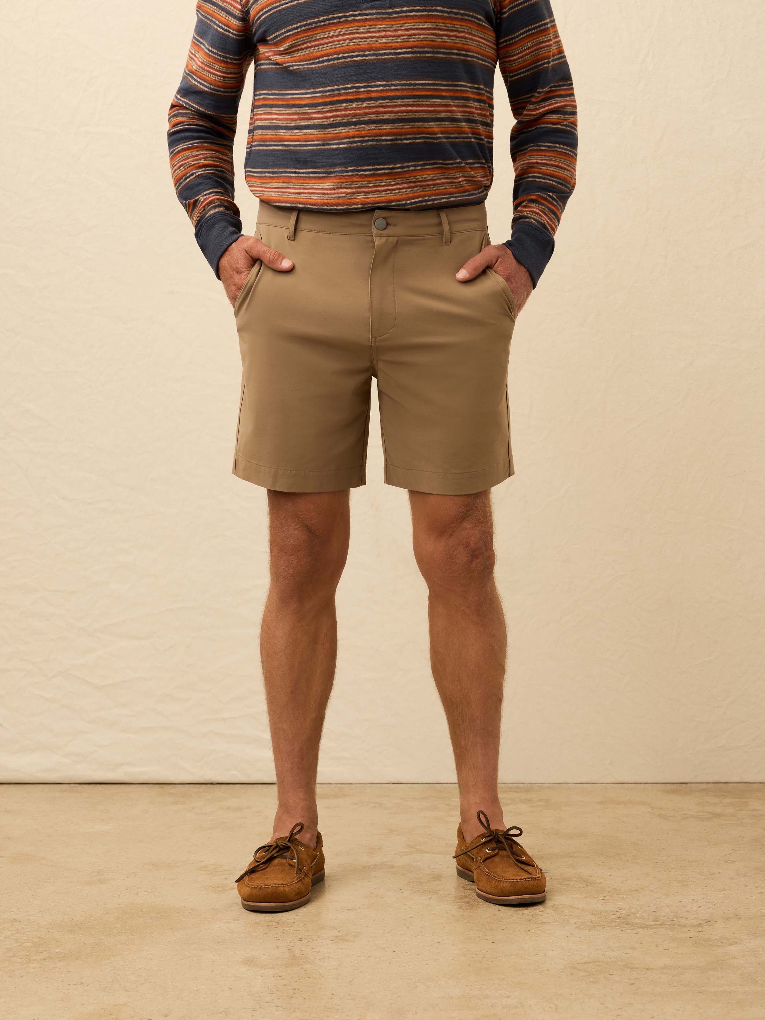 All Day™ Short (7") - Island Brown | Faherty Brand
