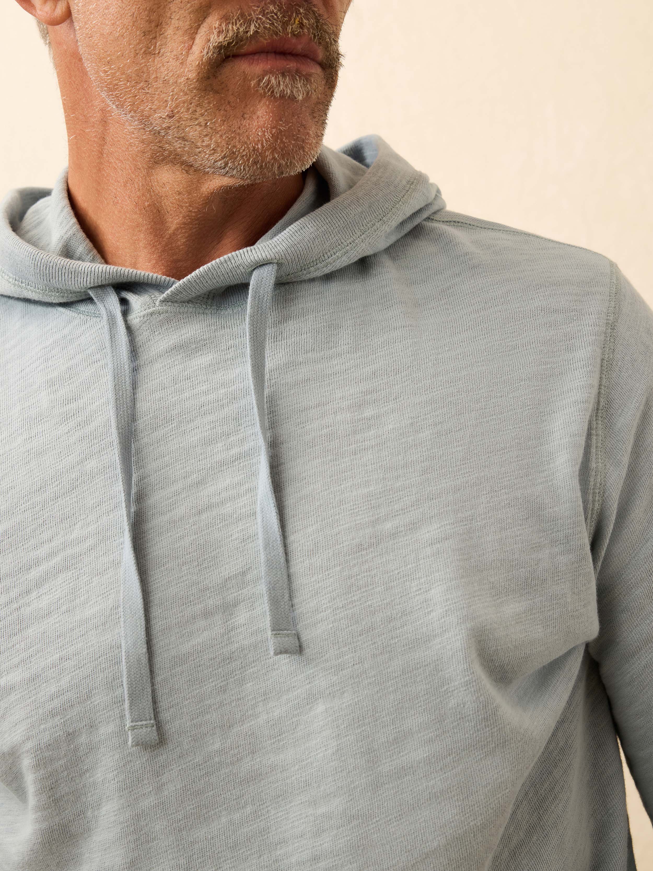Sunwashed Organic Hoodie - Alaskan Blue | Faherty Brand