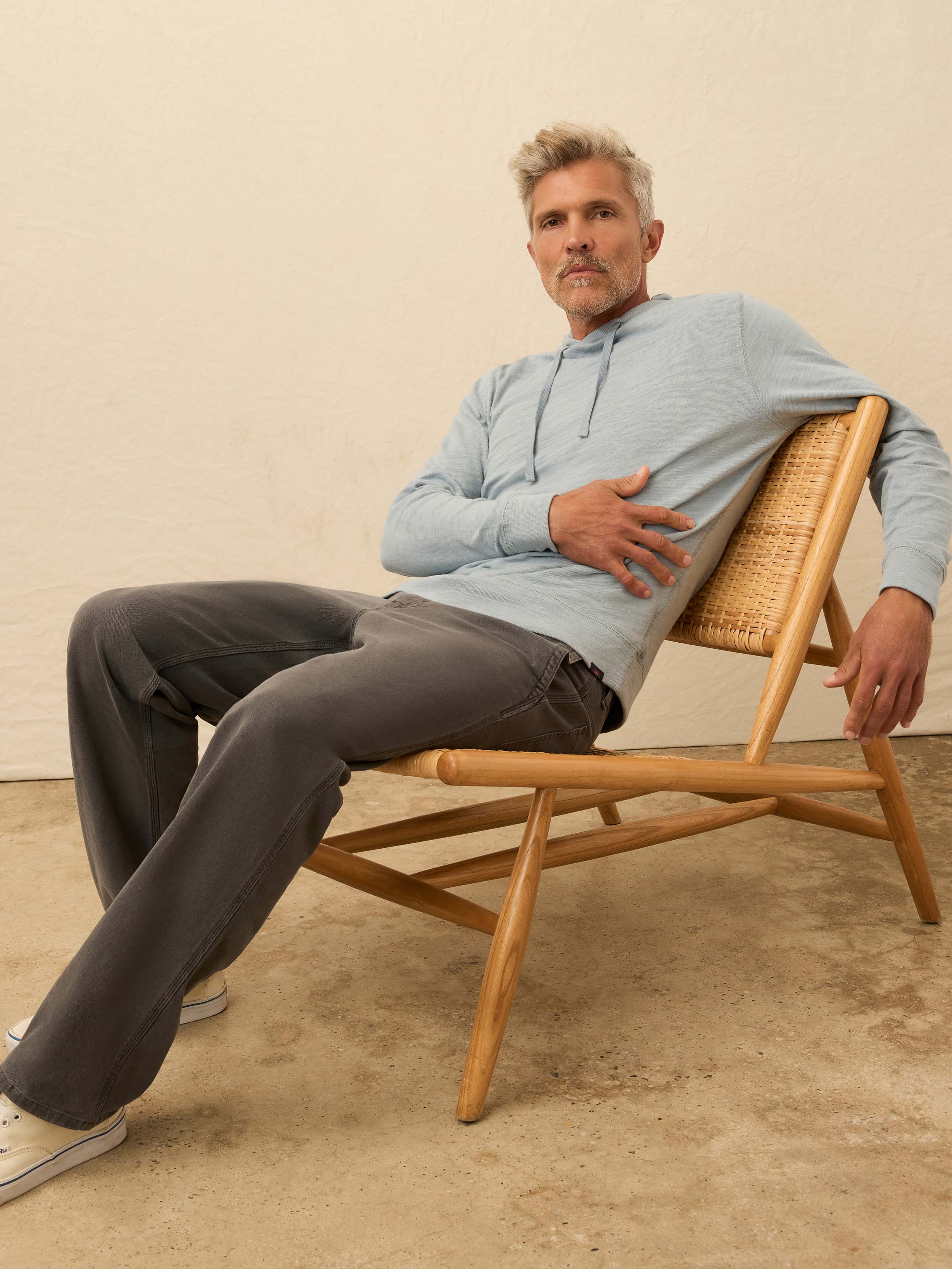Sunwashed Organic Hoodie - Alaskan Blue | Faherty Brand
