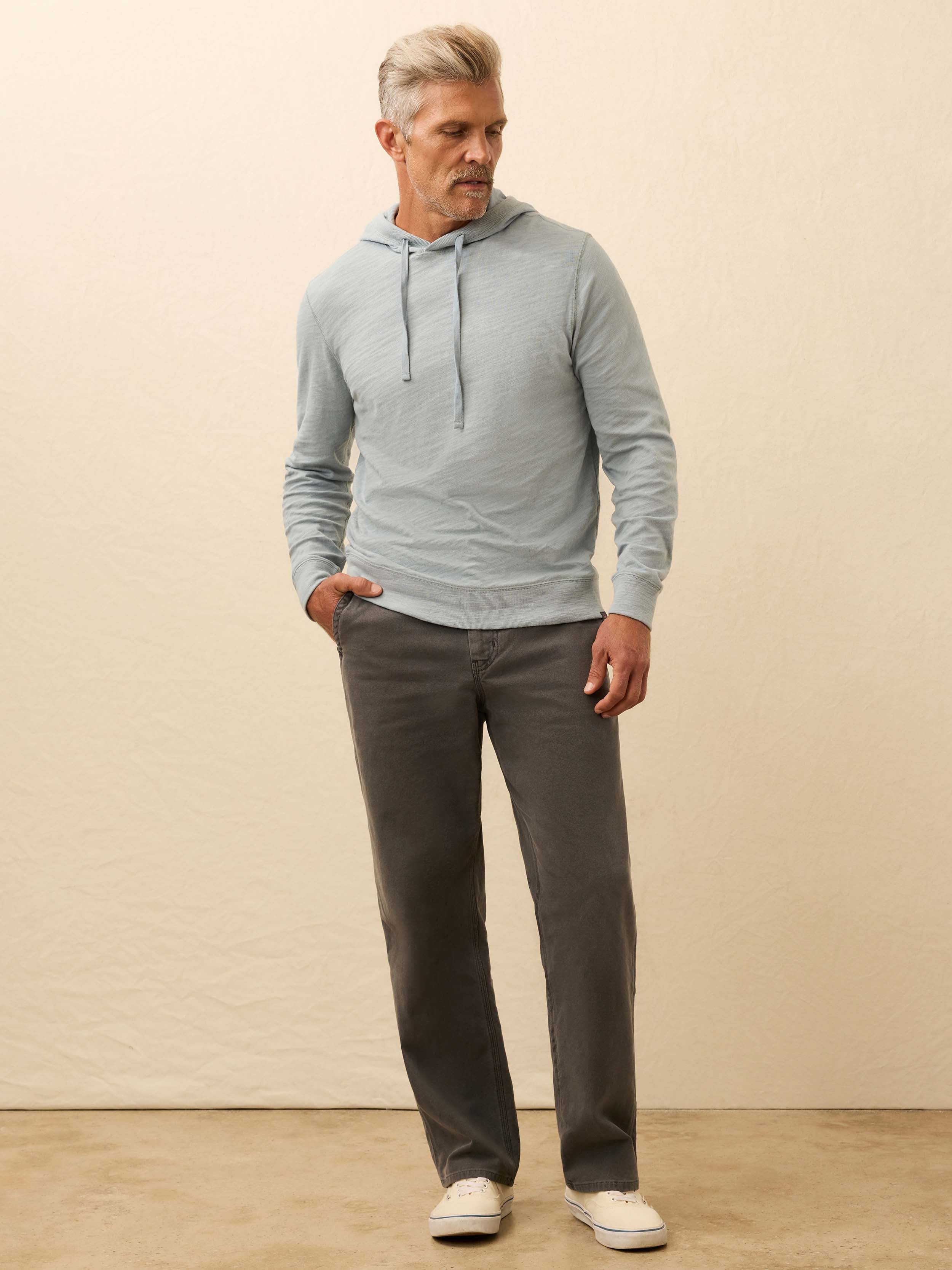 Sunwashed Organic Hoodie - Alaskan Blue | Faherty Brand