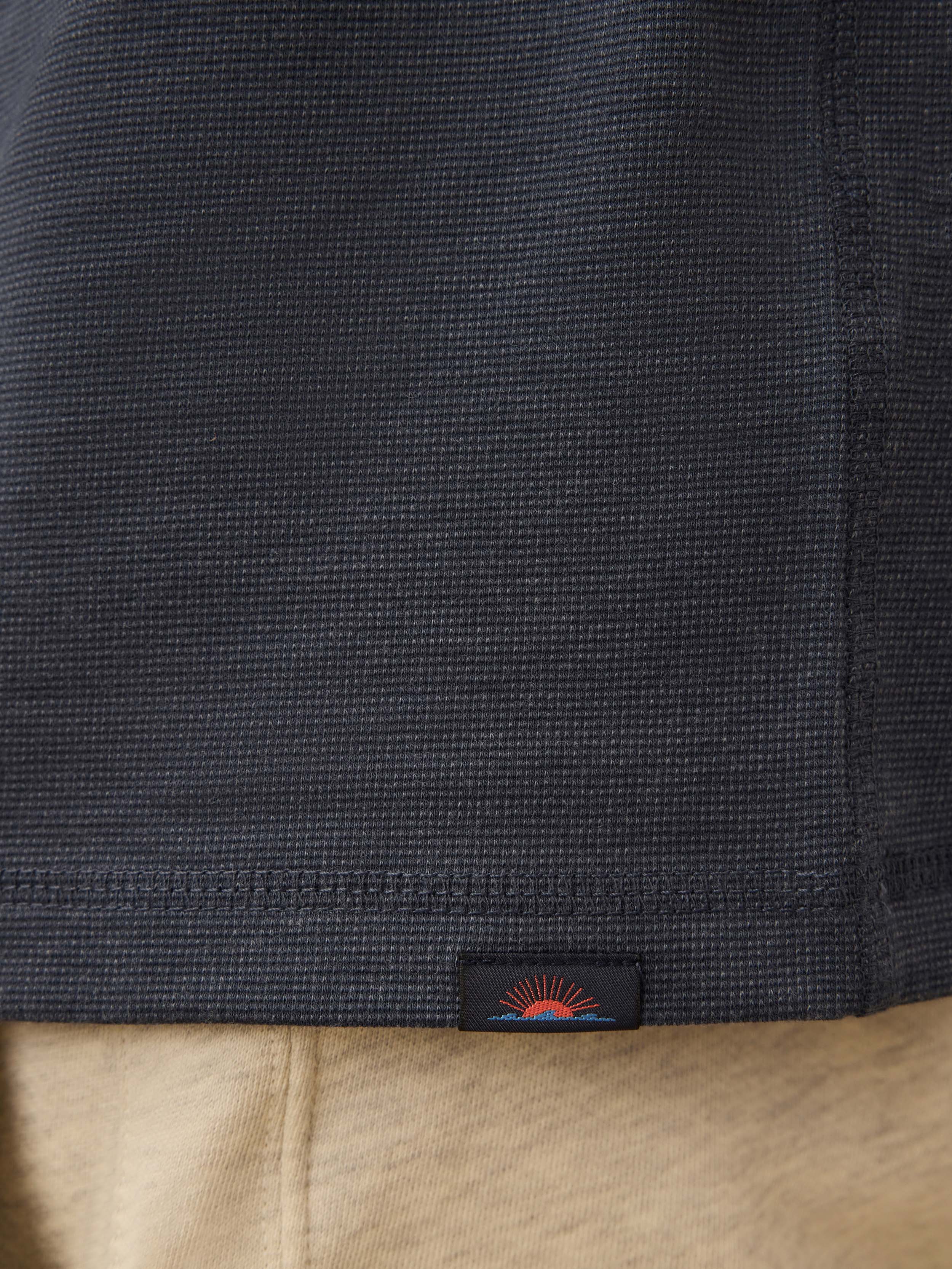 Long-Sleeve Waffle Henley - Blue Nights | Faherty Brand