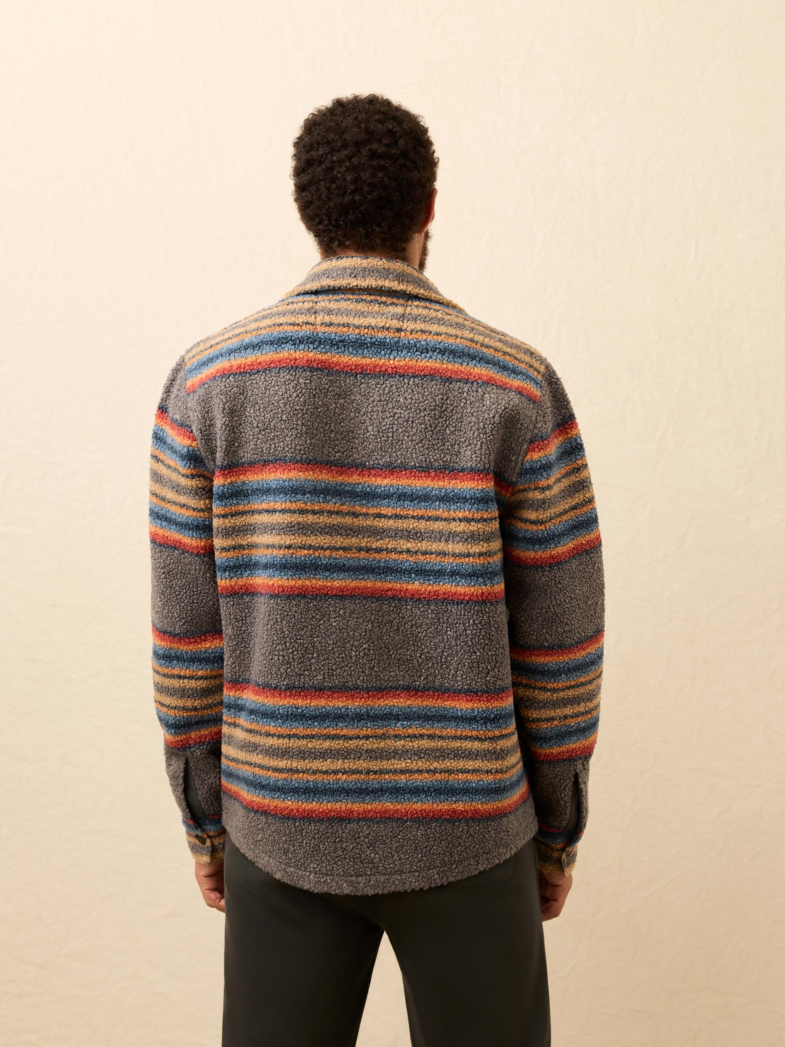 Range Fleece CPO - Buffalo Rock Stripe | Faherty Brand