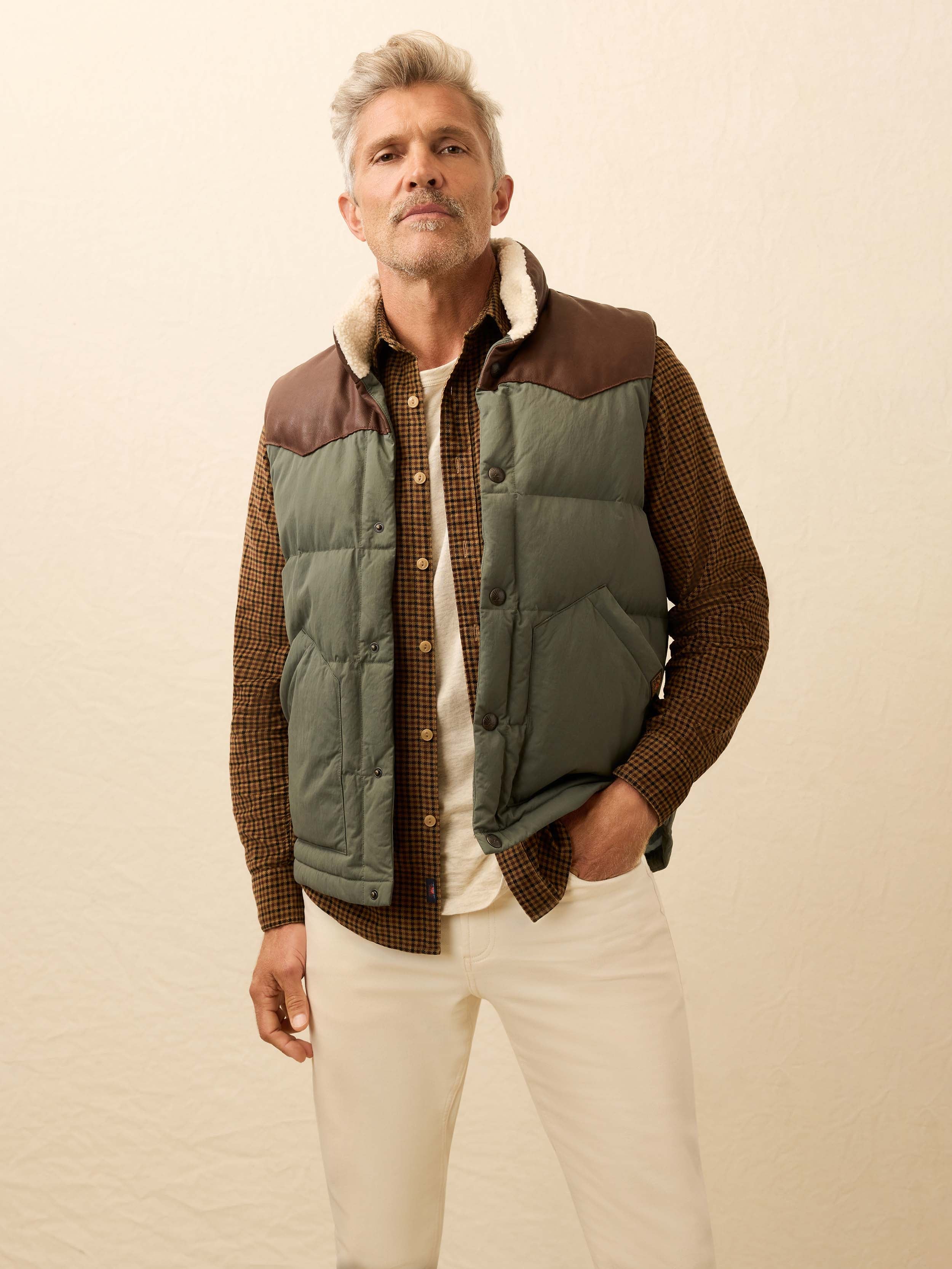 Range Down Vest - Pine Ridge | Faherty Brand