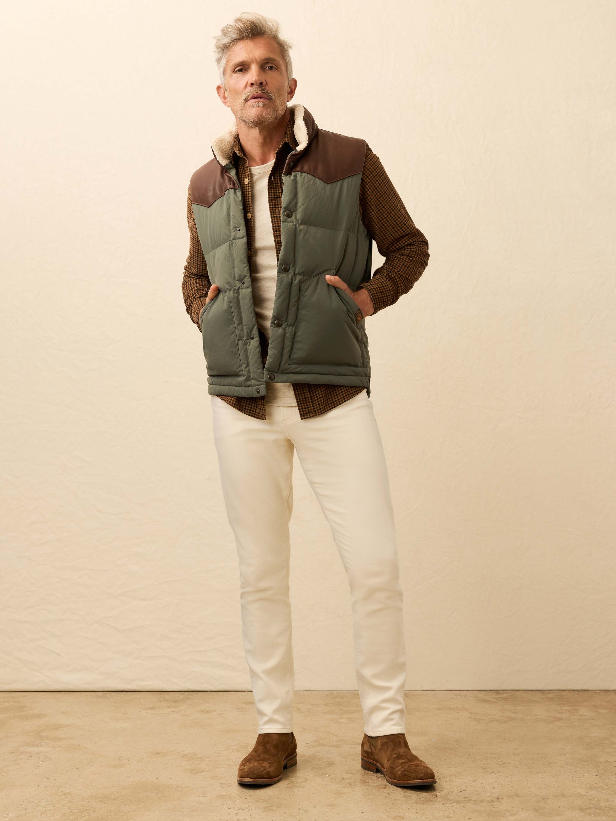 Range Down Vest - Pine Ridge | Faherty Brand