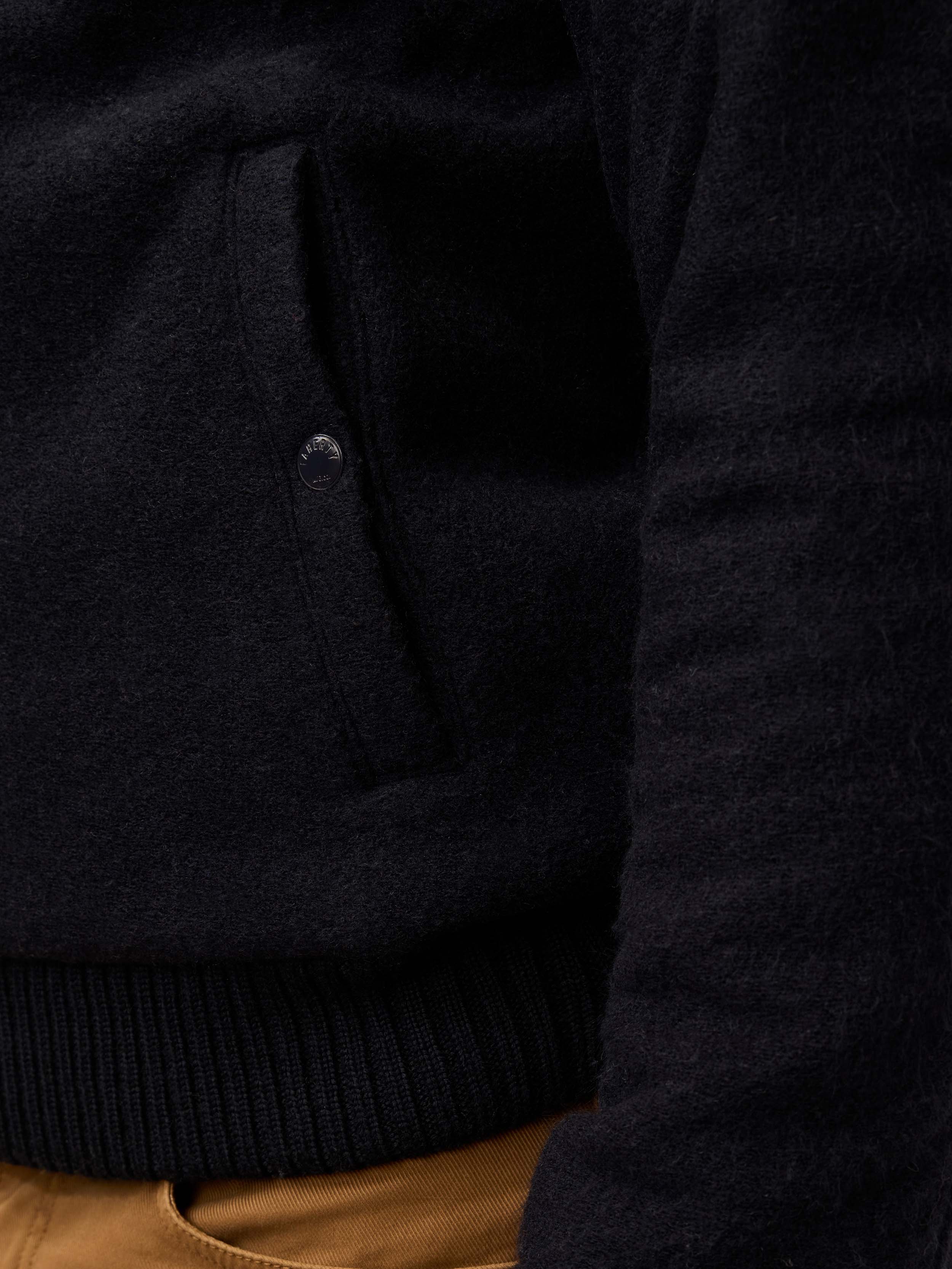 Range Fleece Lined Bomber - Navy Shadow Twill | Faherty Brand