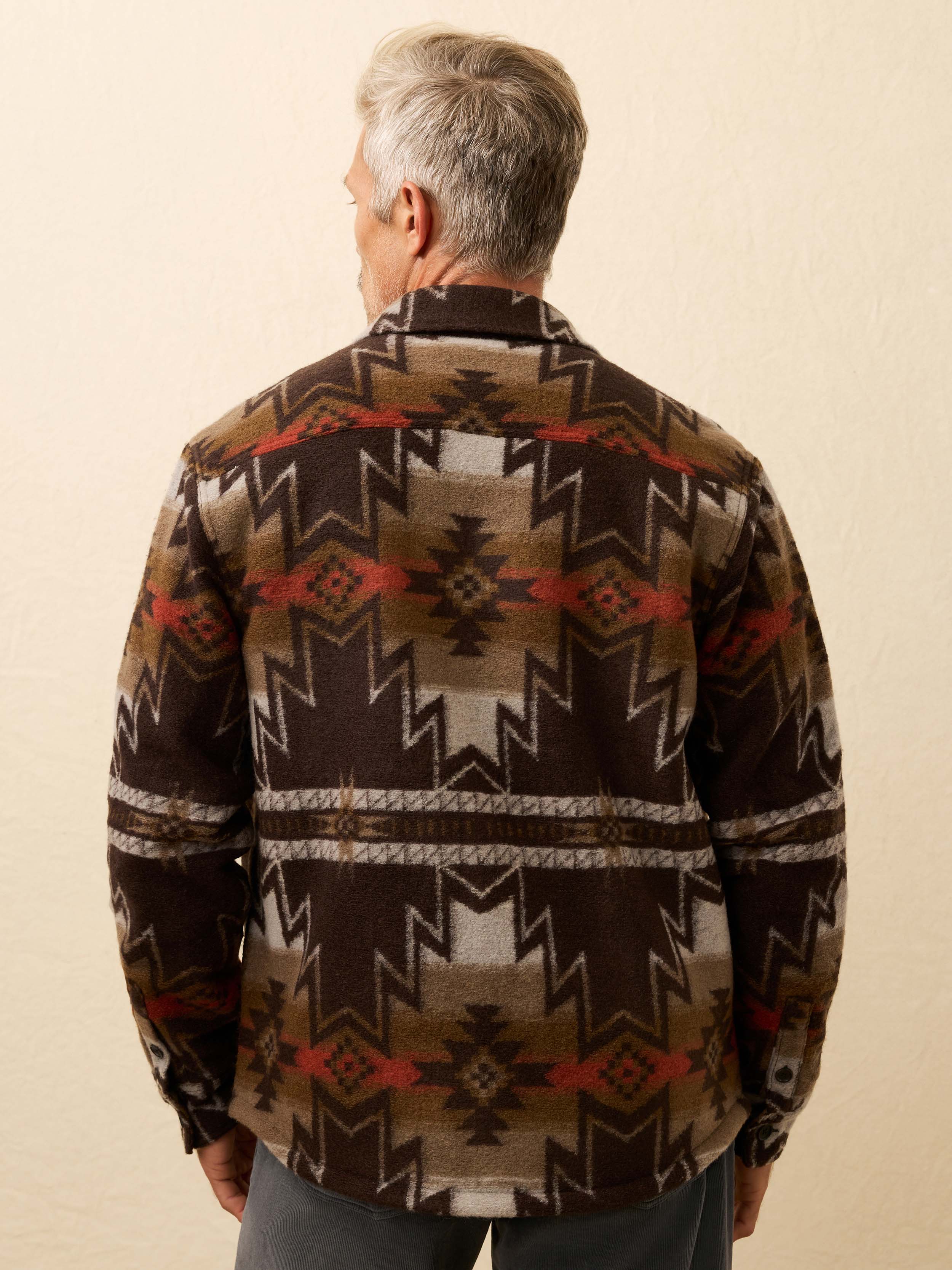 Doug Good Feather Range Fleece Lined Cpo - Summit Storm | Faherty Brand