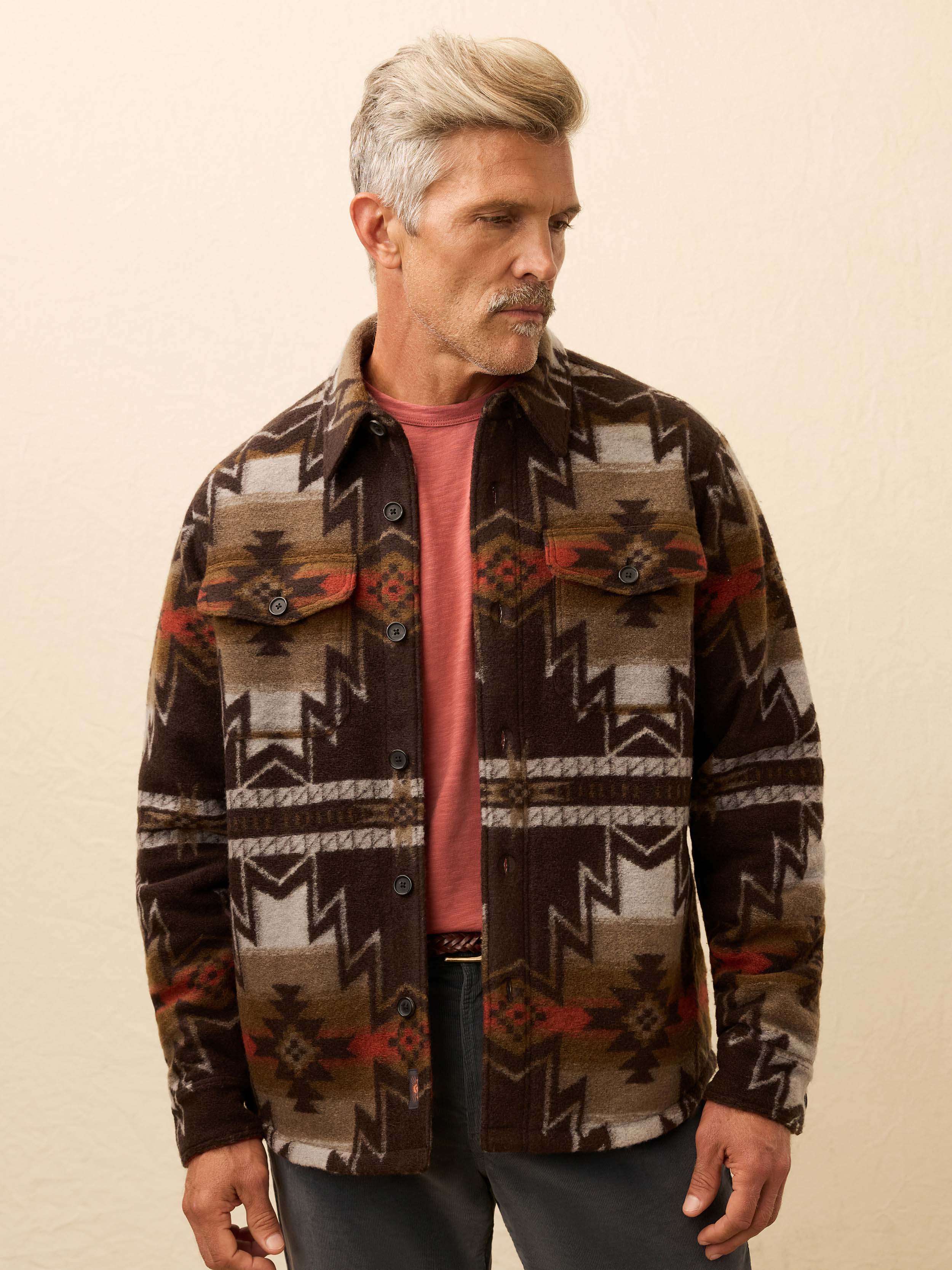 Doug Good Feather Range Fleece Lined Cpo - Summit Storm | Faherty Brand