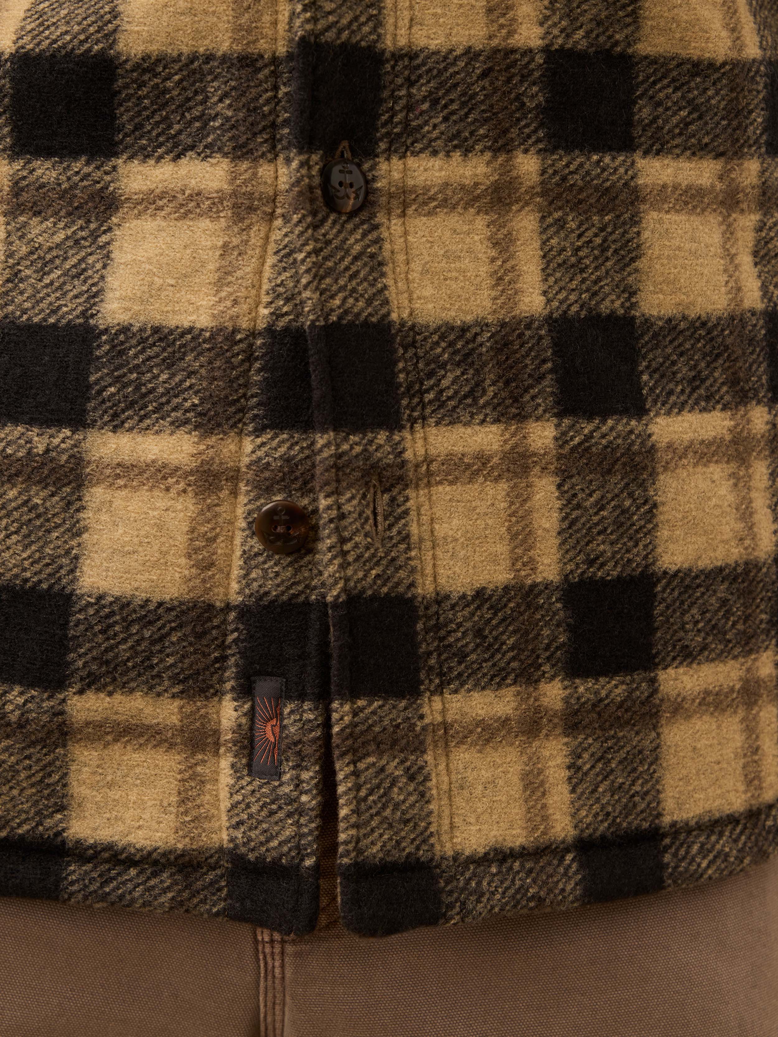 Range Fleece Lined CPO - Shadow Earth Plaid | Faherty Brand