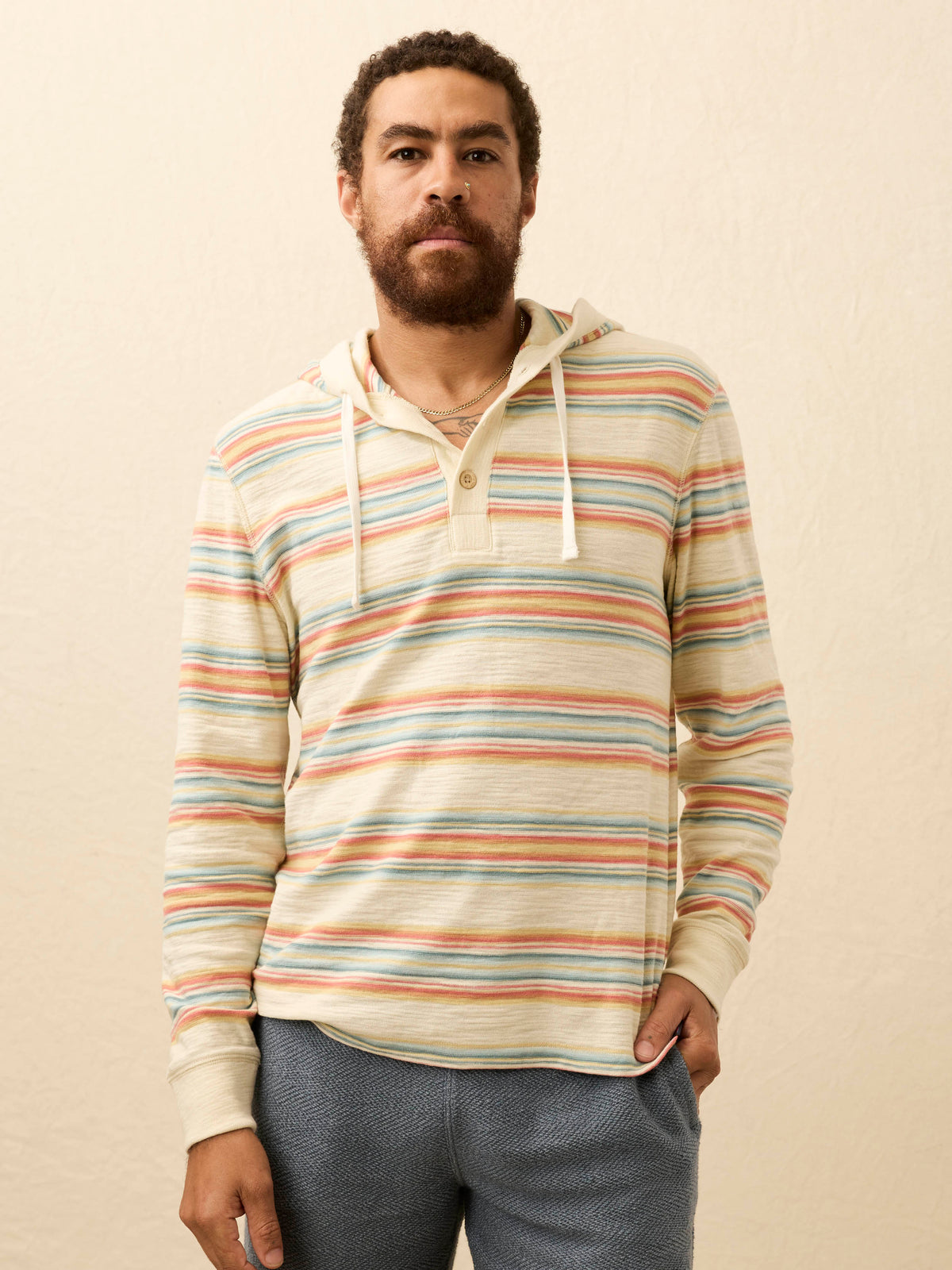  | Sunwashed Organic Hoodie - Daybreak Ombre | Faherty Brand, image 1 of 3