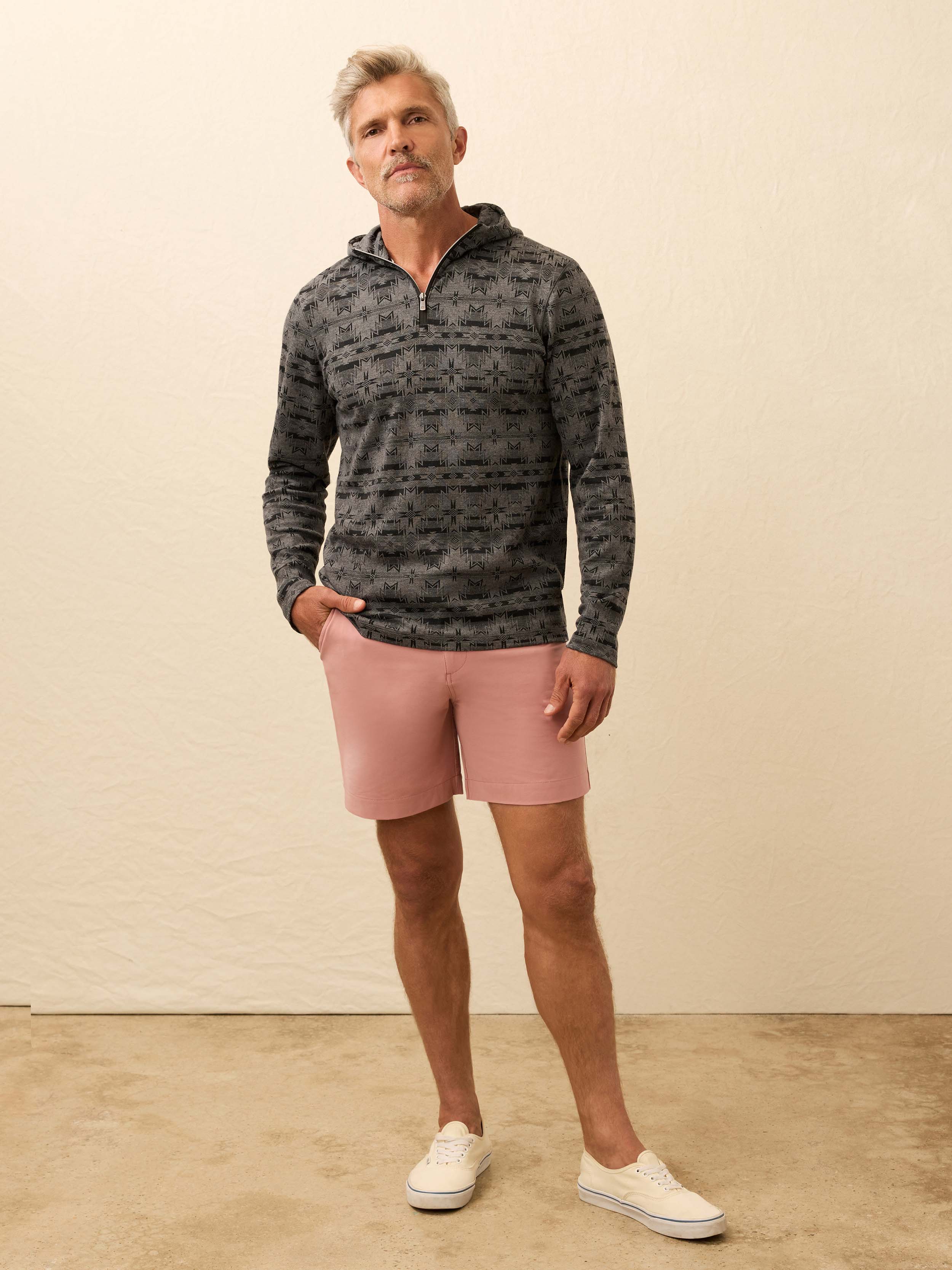 Doug Good Feather Movement™ Hoodie - Grey Night Stars | Faherty Brand