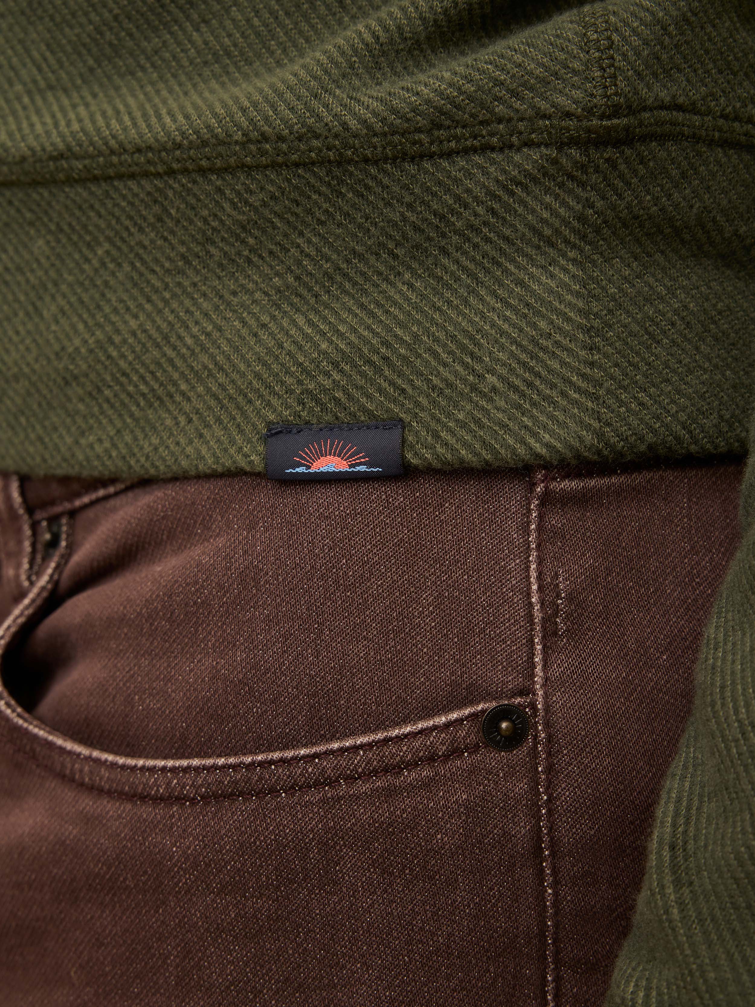 Legend™ Sweater Crew - Fall Evergreen Twill | Faherty Brand
