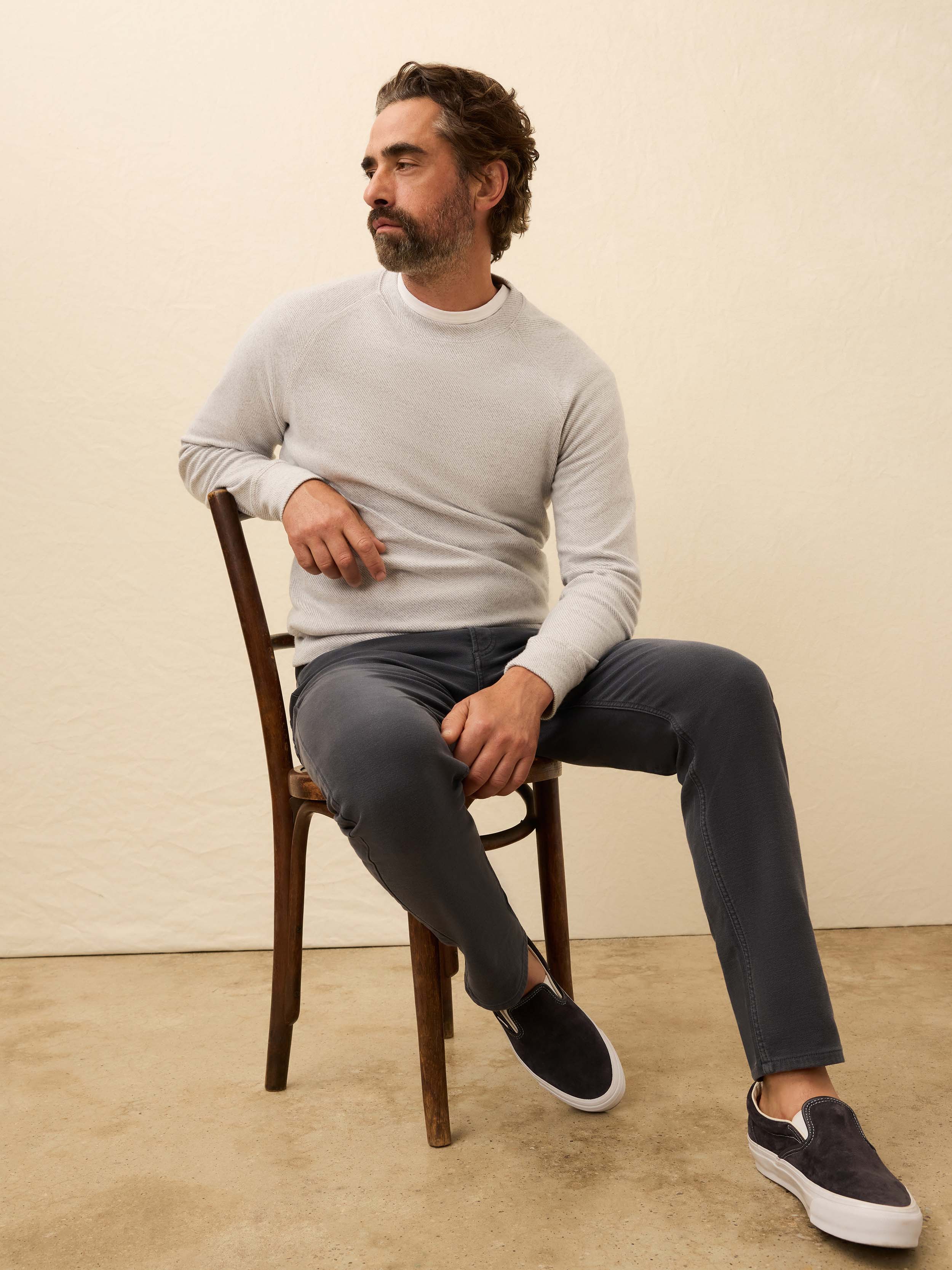 Legend™ Sweater Crew - Light Heather Grey | Faherty Brand