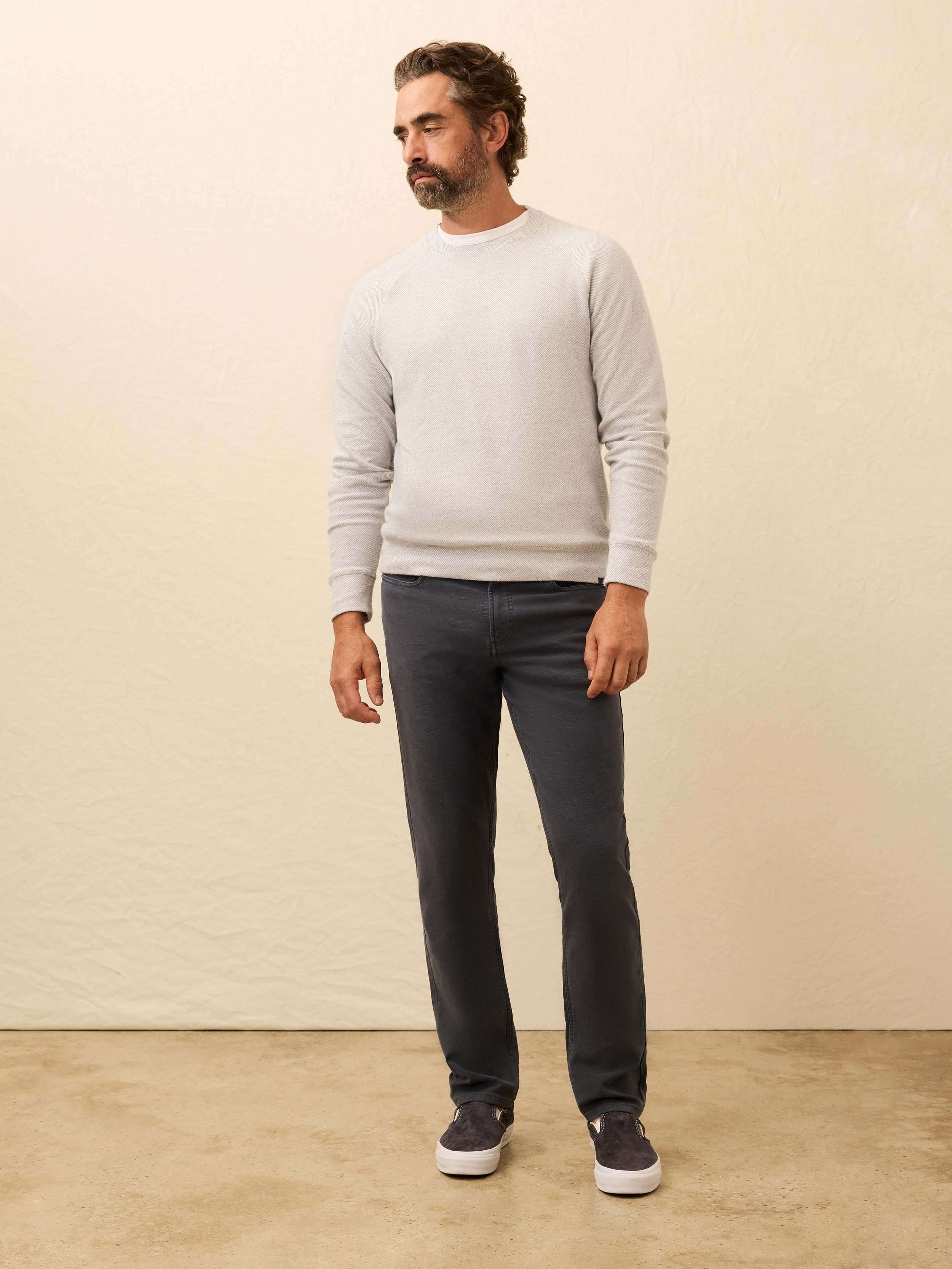 Legend™ Sweater Crew - Light Heather Grey | Faherty Brand
