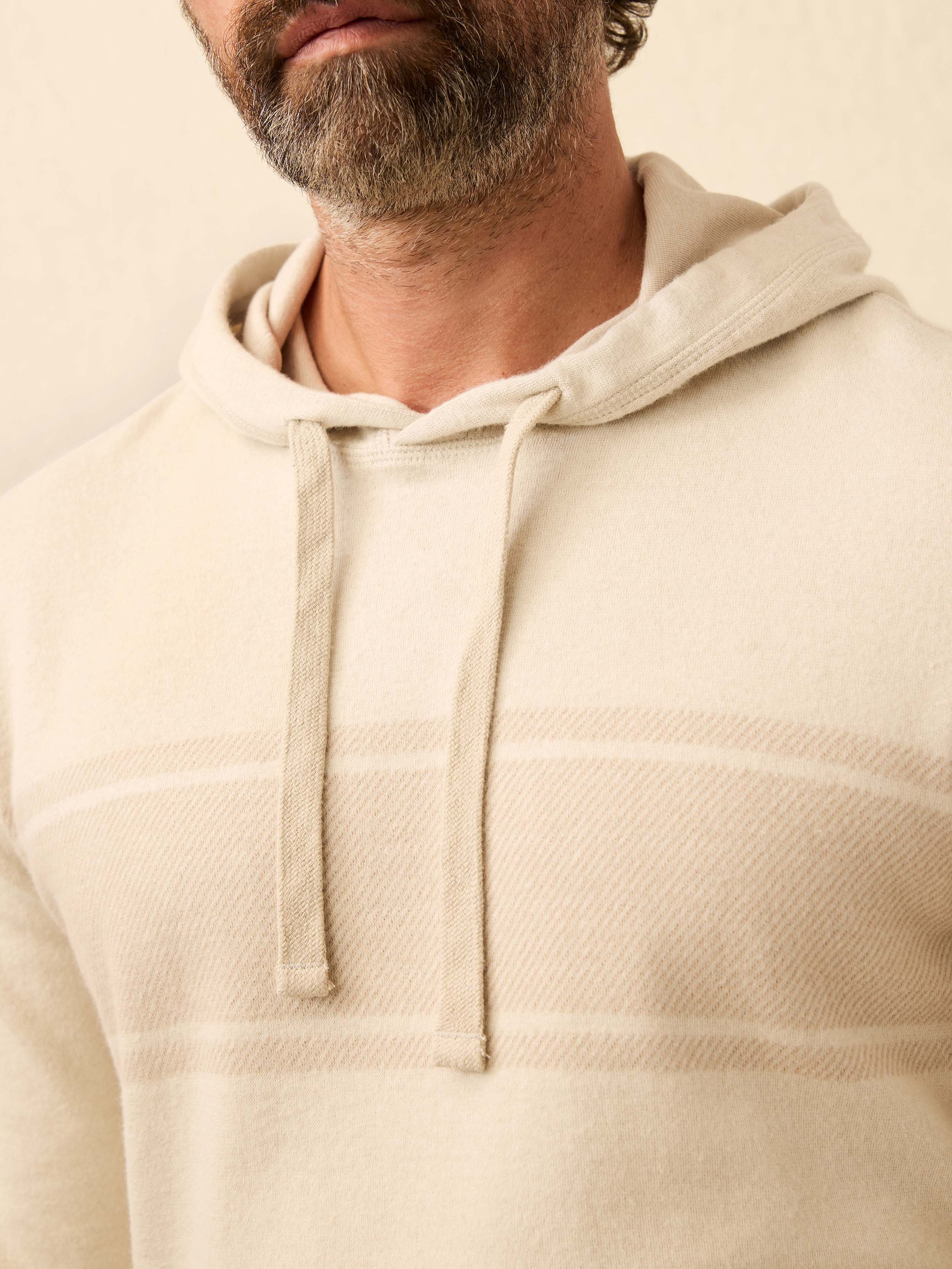 Legend™ Sweater Hoodie - Winter Oat Surf Stripe | Faherty Brand