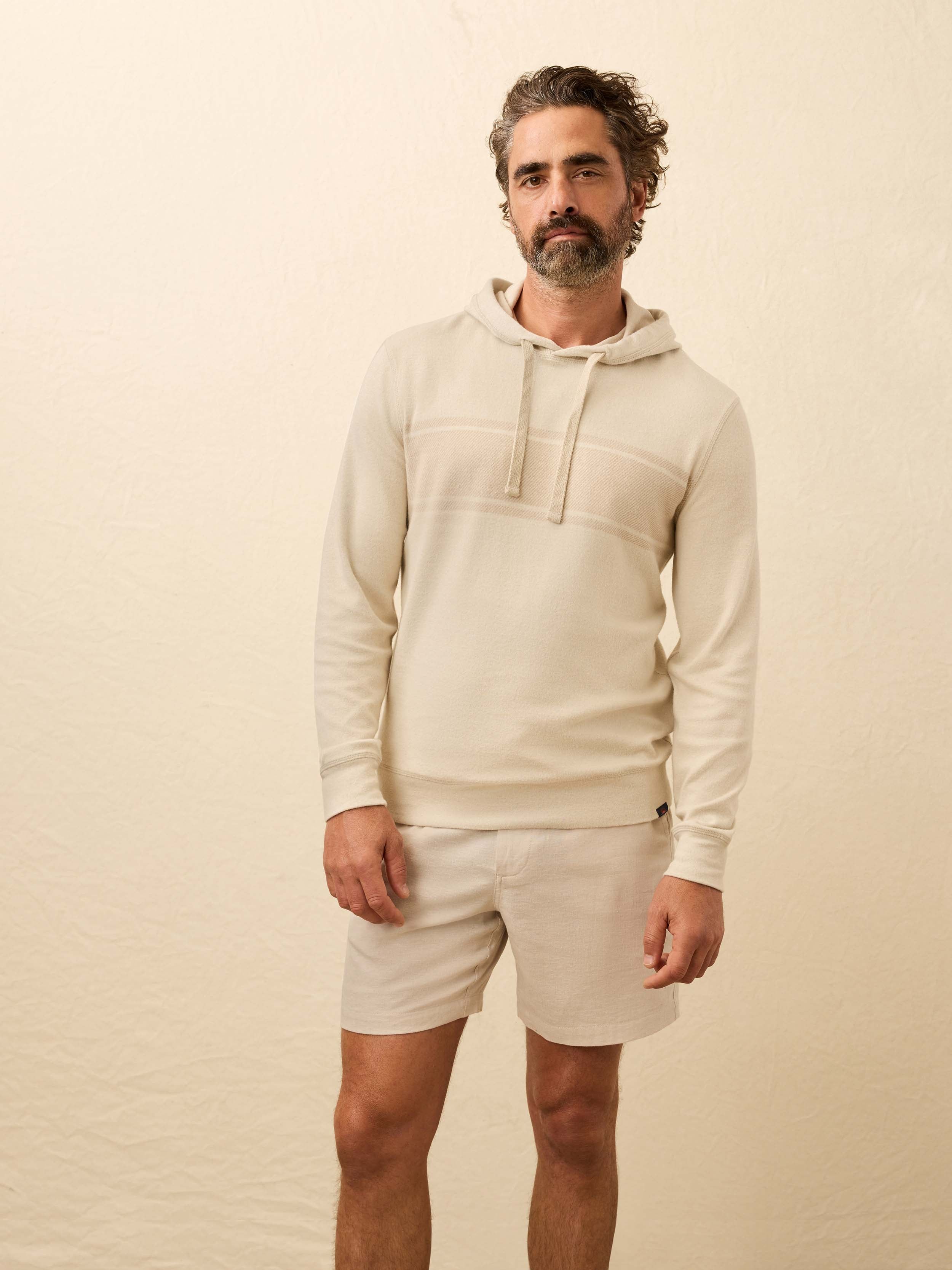 Legend™ Sweater Hoodie - Winter Oat Surf Stripe | Faherty Brand