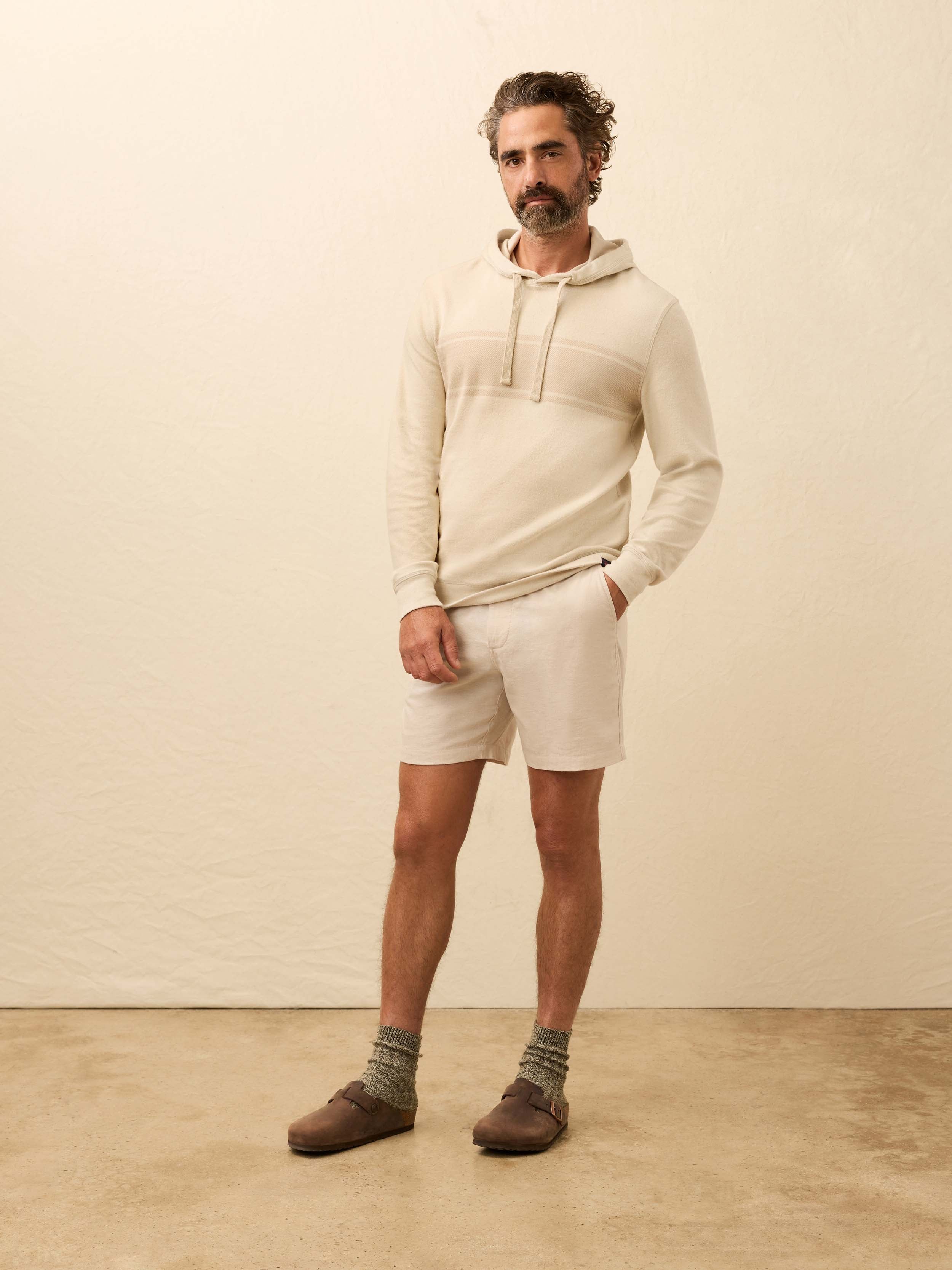 Legend™ Sweater Hoodie - Winter Oat Surf Stripe | Faherty Brand