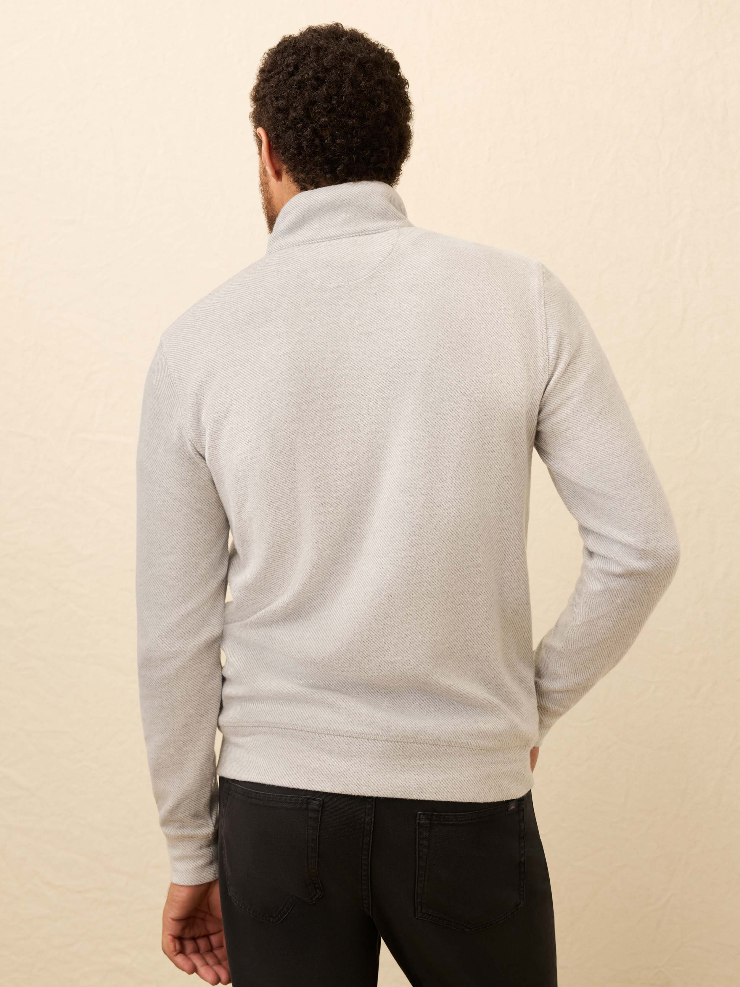Legend™ Sweater Quarter Zip - Light Heather Grey | Faherty Brand