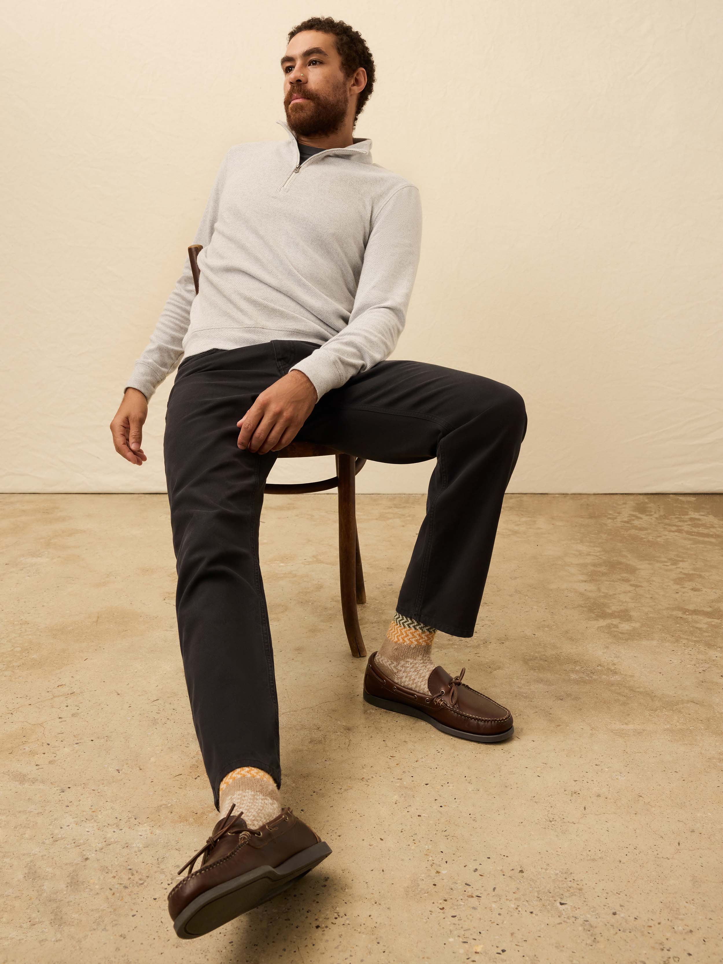 Legend™ Sweater Quarter Zip - Light Heather Grey | Faherty Brand