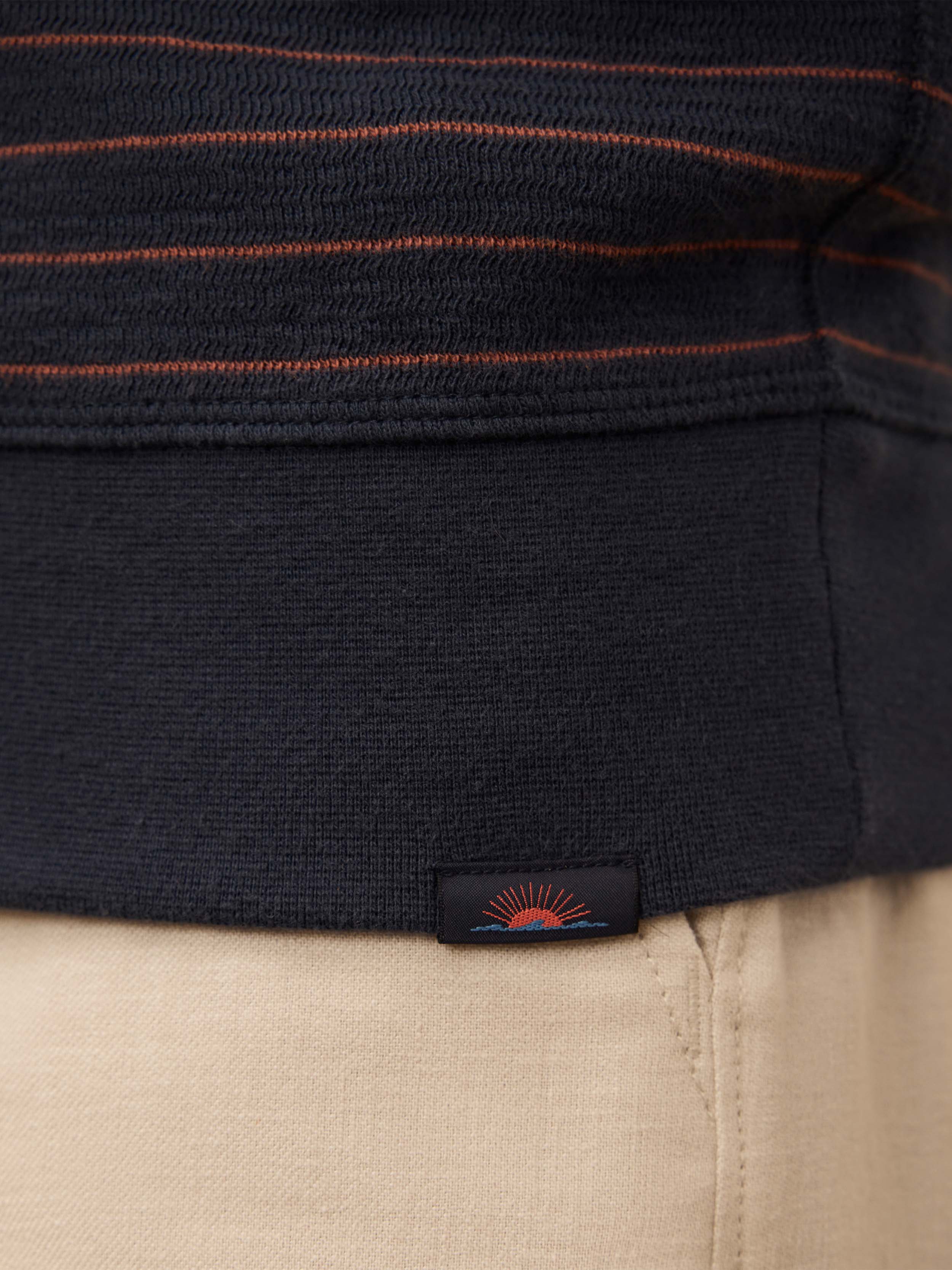 Double Knit Crewneck - Blue Dune Stripe | Faherty Brand