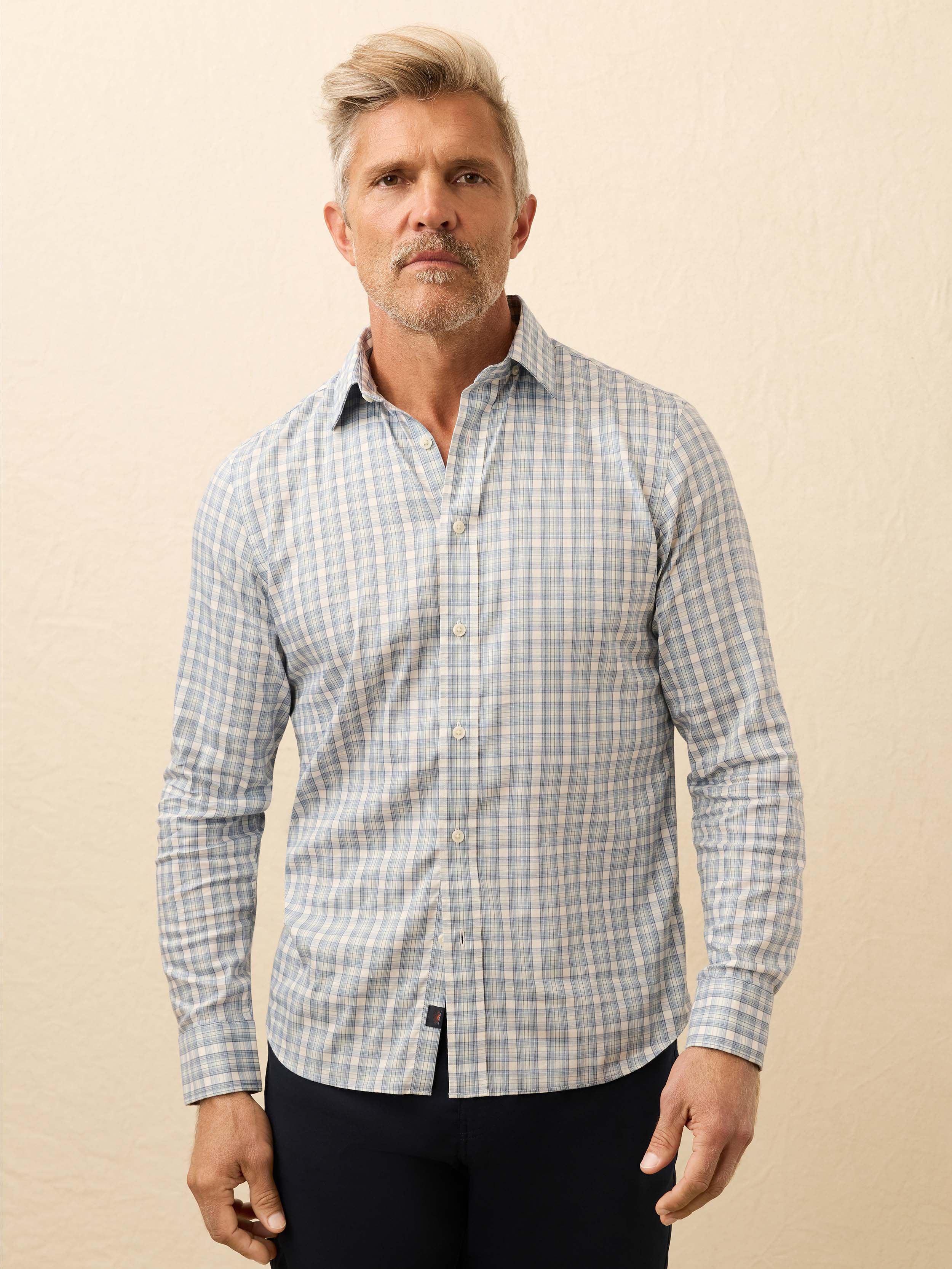 The Movement™ Shirt - Ivory Sea Plaid | Faherty Brand