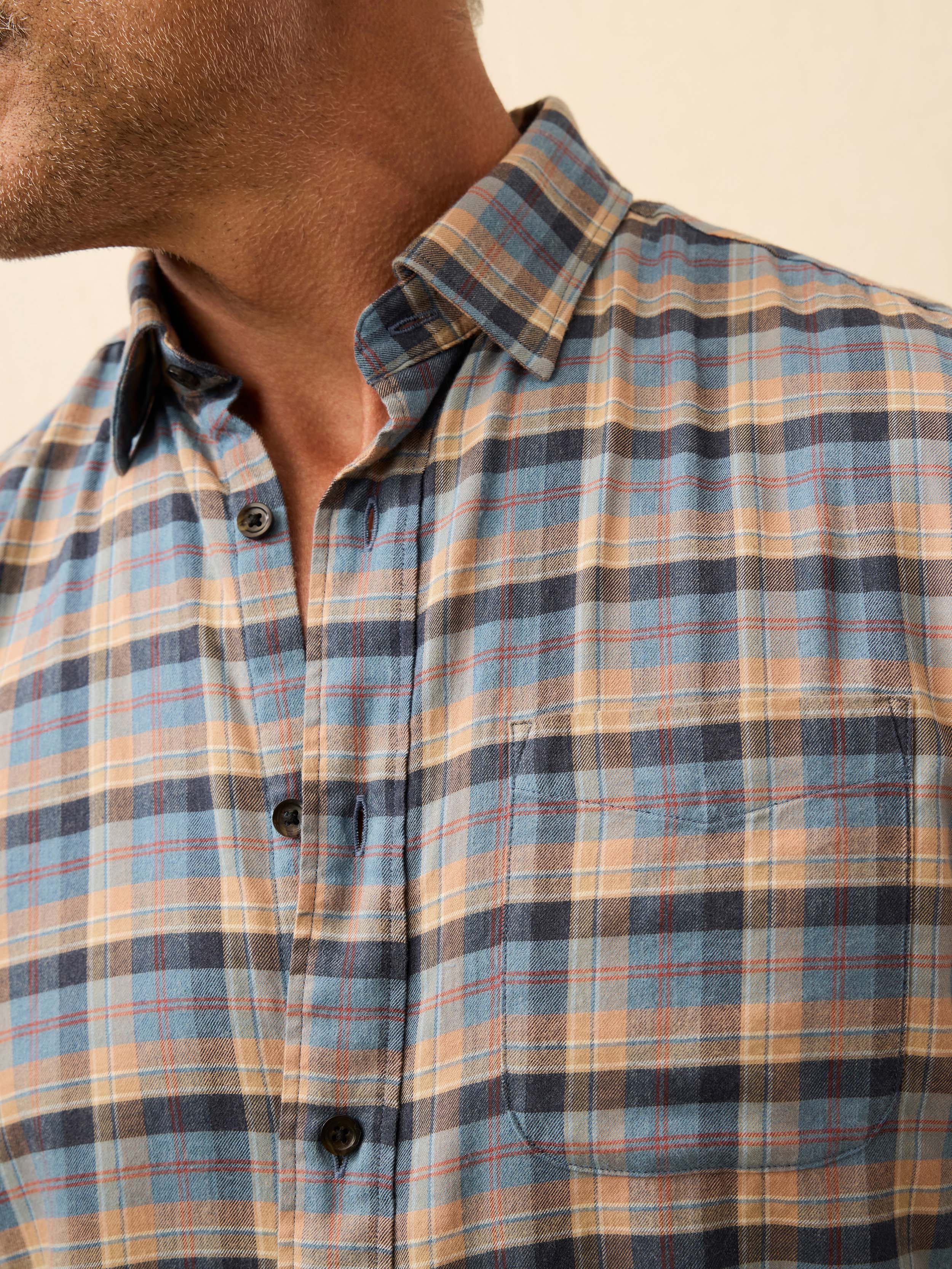 Movement™ Brushed Shirt - Eagle Valley Plaid | Faherty Brand