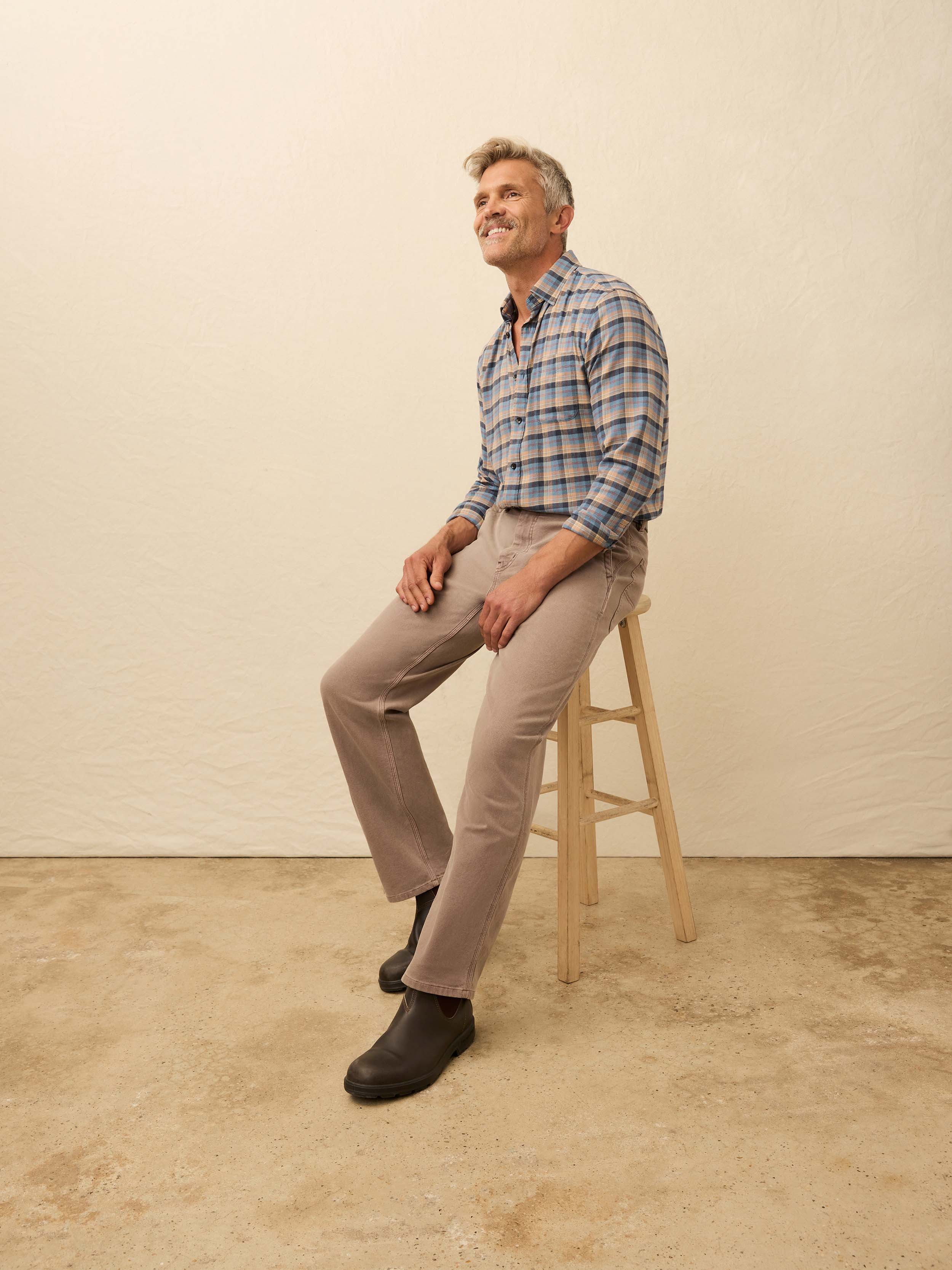 Movement™ Brushed Shirt - Eagle Valley Plaid | Faherty Brand